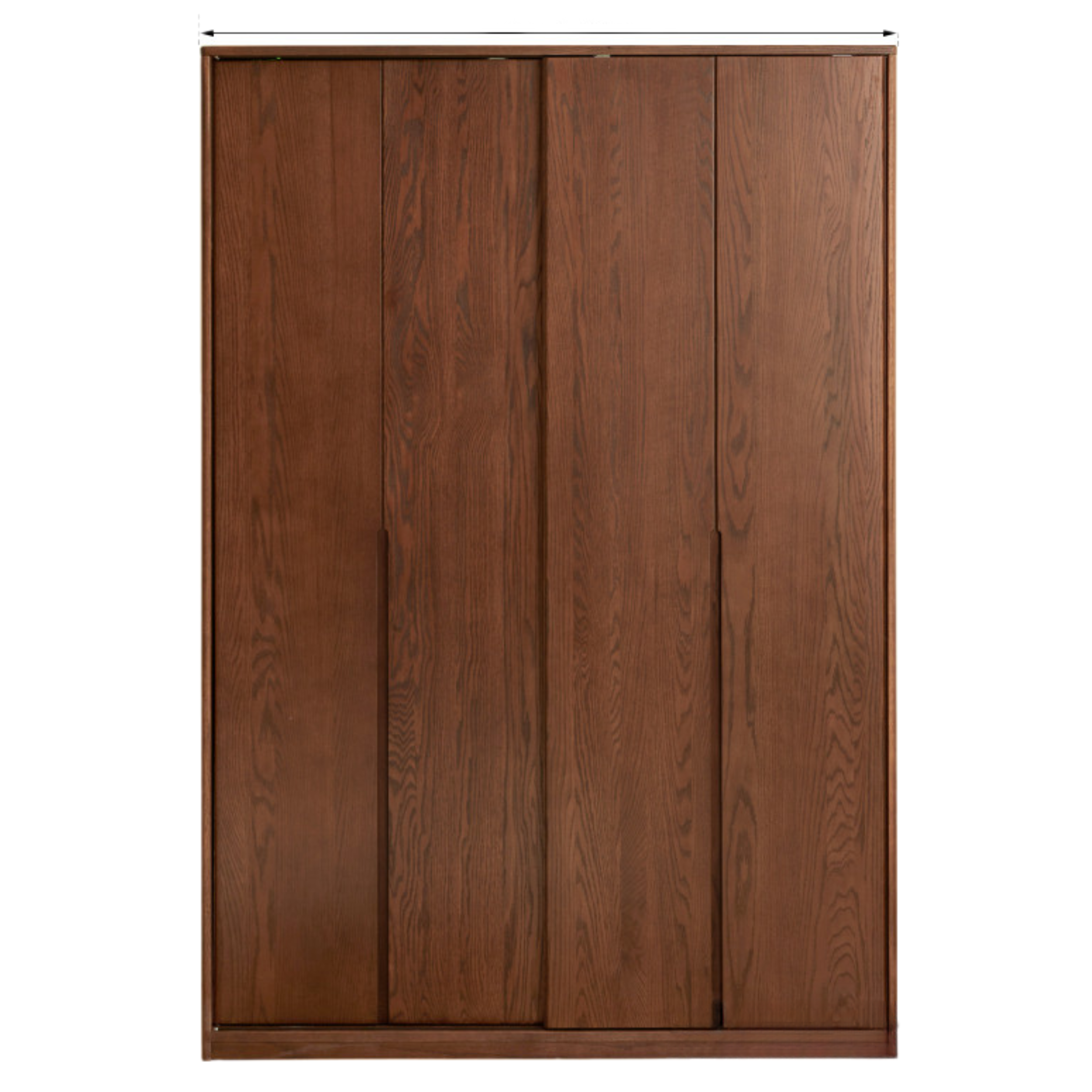 Oak Solid Wood Sliding Door Wardrobe.