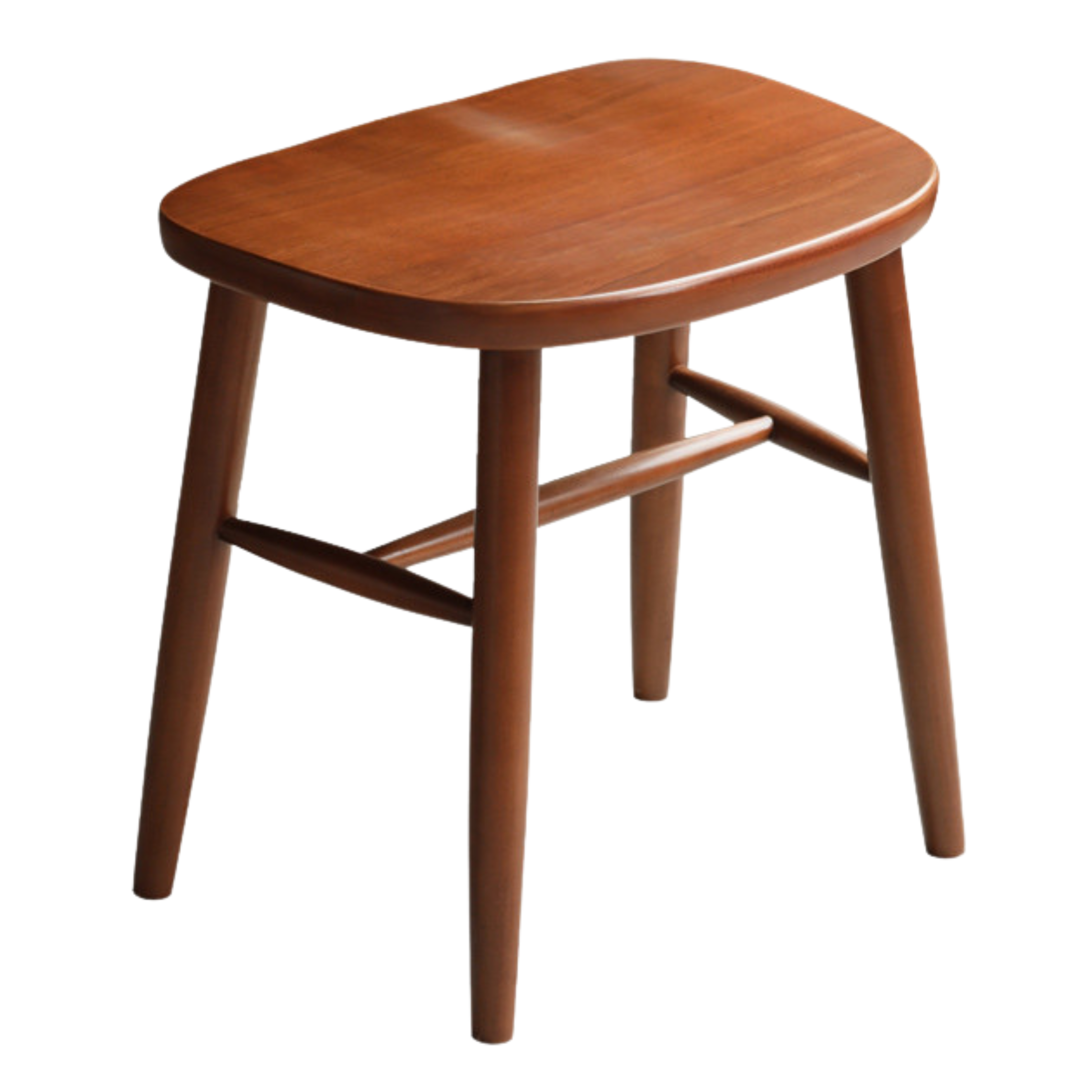 Ash, Oak, Cherry, Black Walnut, Beech Solid Wood Makeup Stool