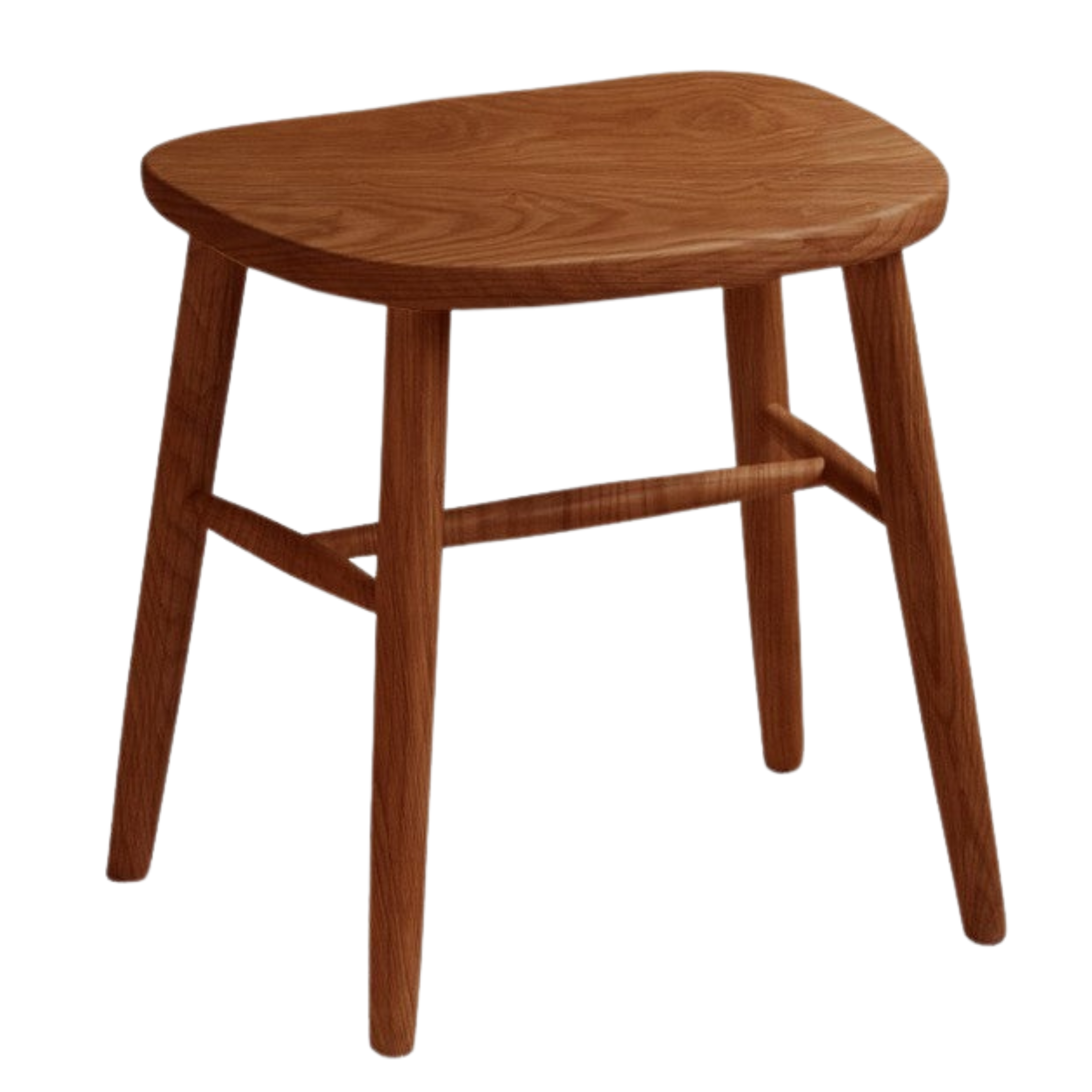 Ash, Oak, Cherry, Black Walnut, Beech Solid Wood Makeup Stool