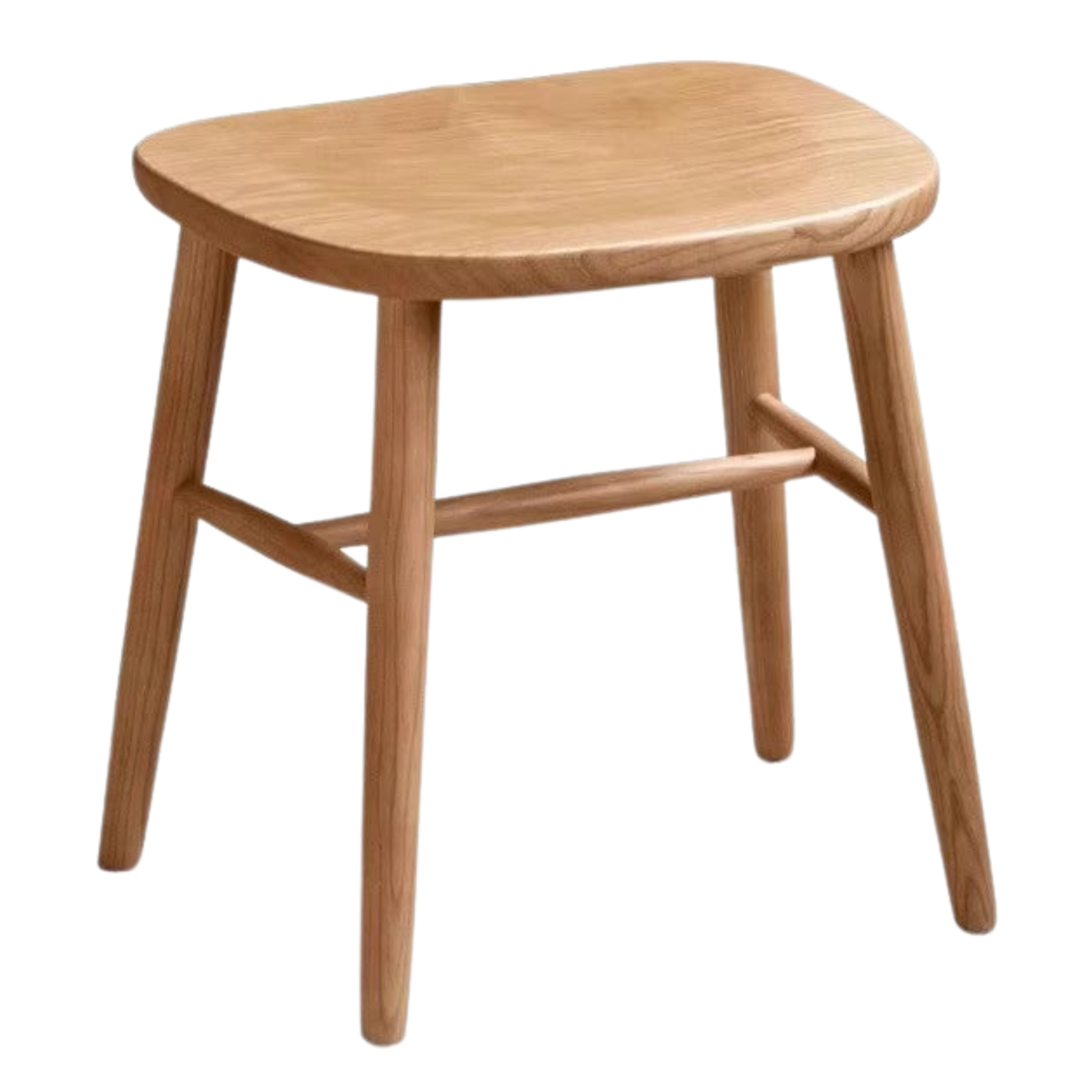 Ash, Oak, Cherry, Black Walnut, Beech Solid Wood Makeup Stool