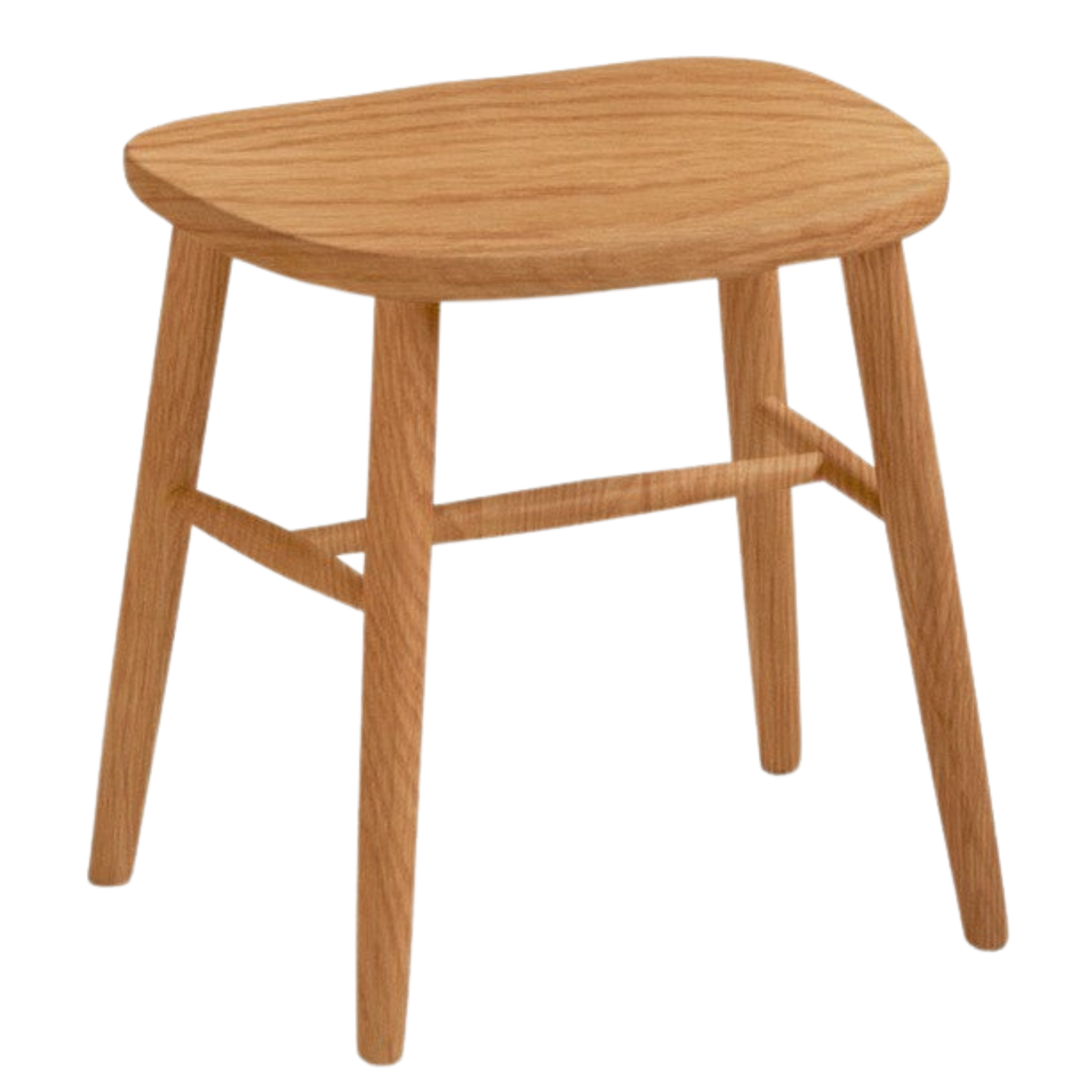 Ash, Oak, Cherry, Black Walnut, Beech Solid Wood Makeup Stool