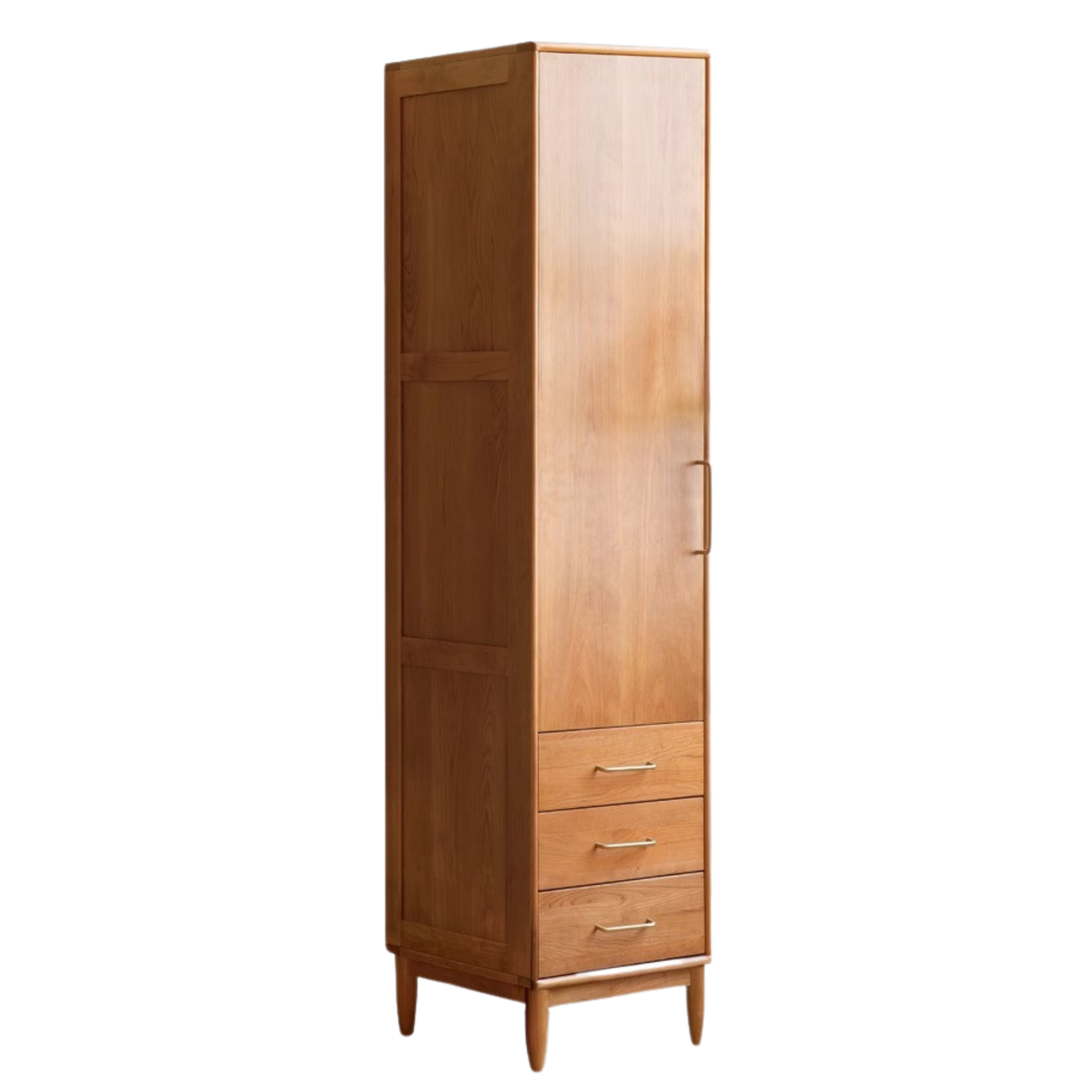 Cherry, Oak Solid Wood Fascinating Wardrobe.