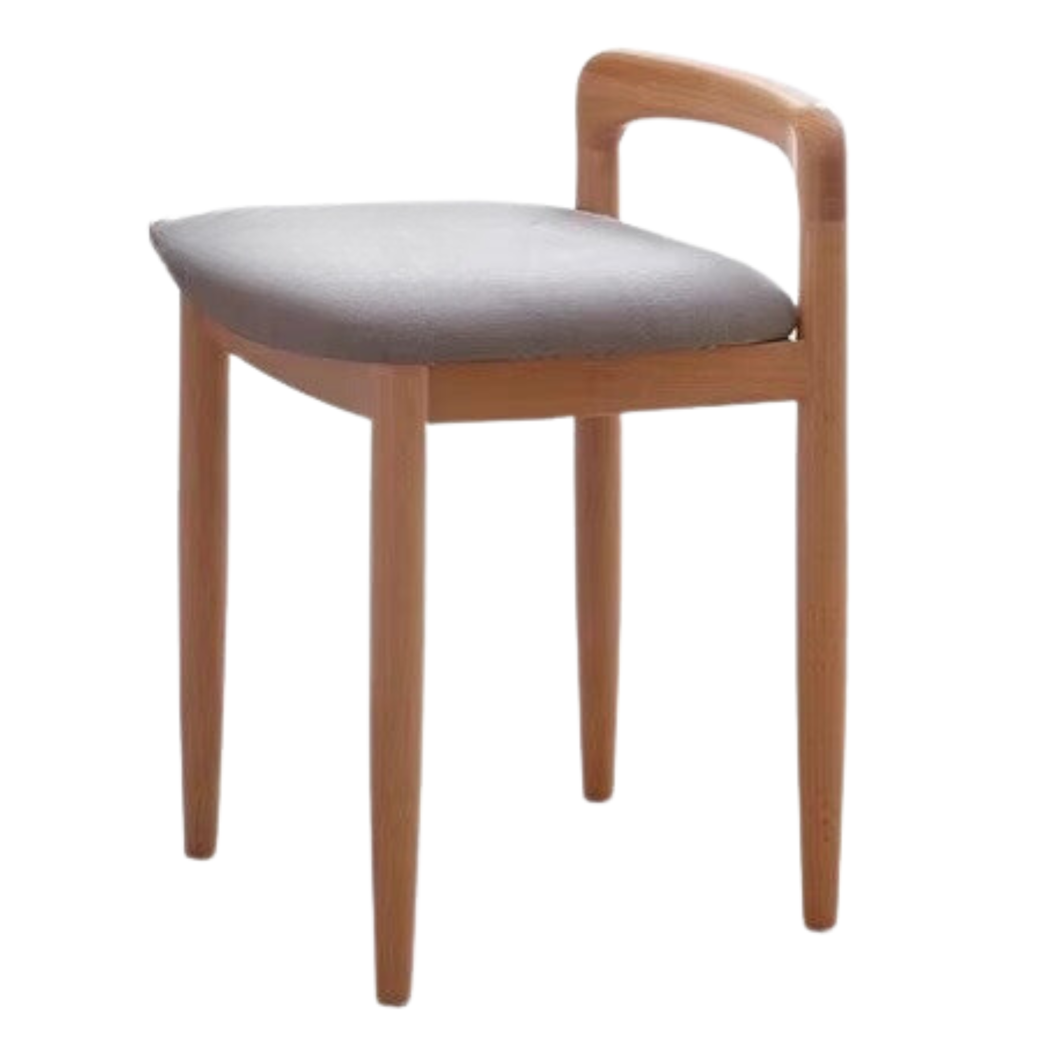 Beech solid wood makeup stool: