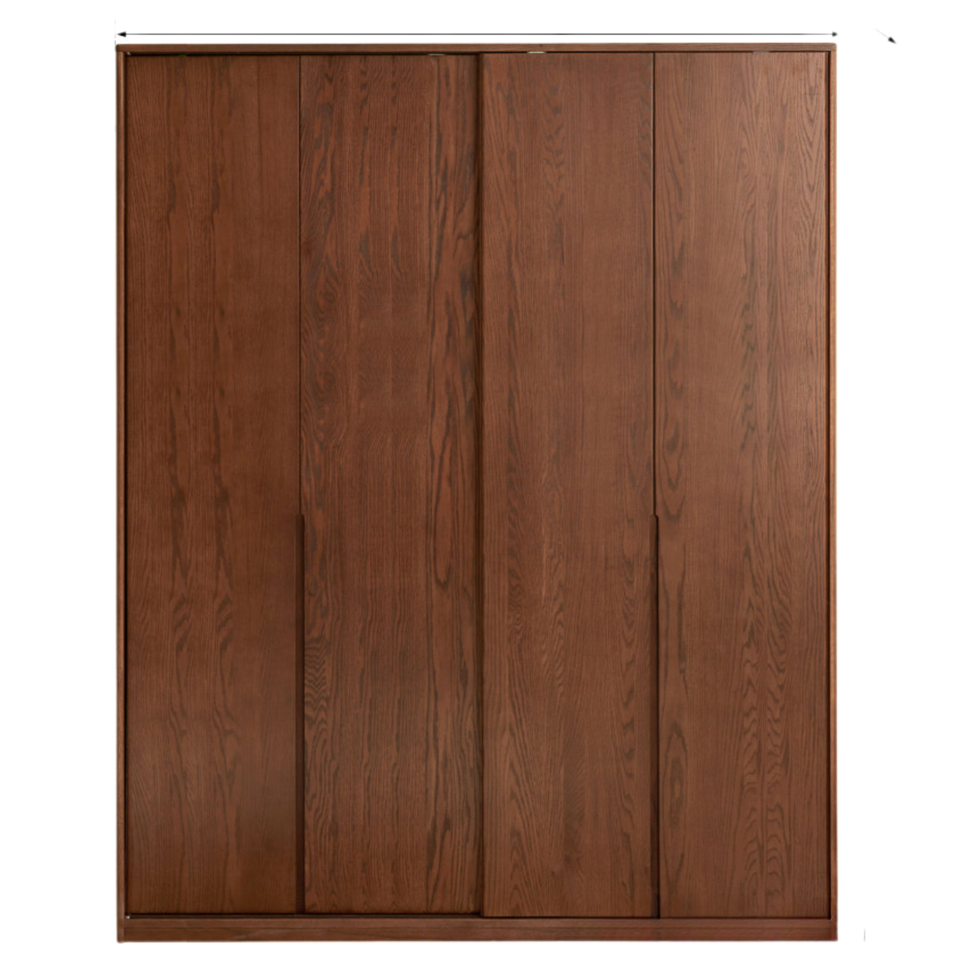 Oak Solid Wood Sliding Door Wardrobe.