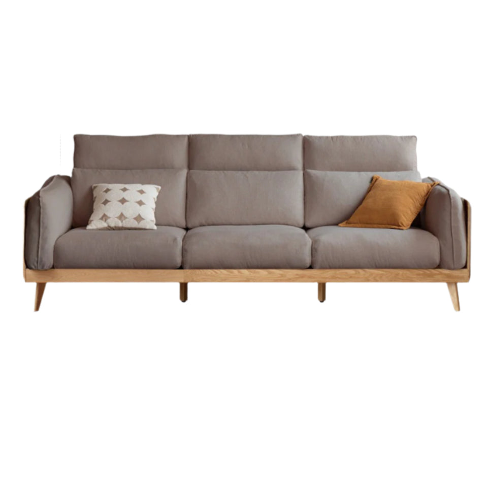 Oak, Ash Solid Wood High-Back Adjustable leather, fabric Sofa