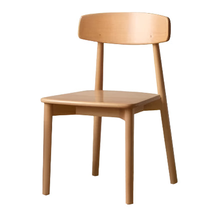 European Beech Solid Wood Modern Dining Chair 4 pcs