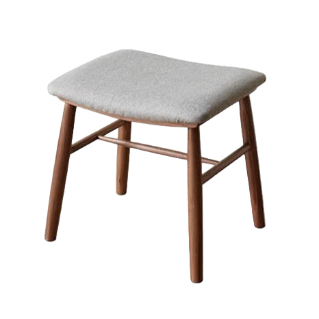Ash, Oak Solid Wood Modern Makeup Stool