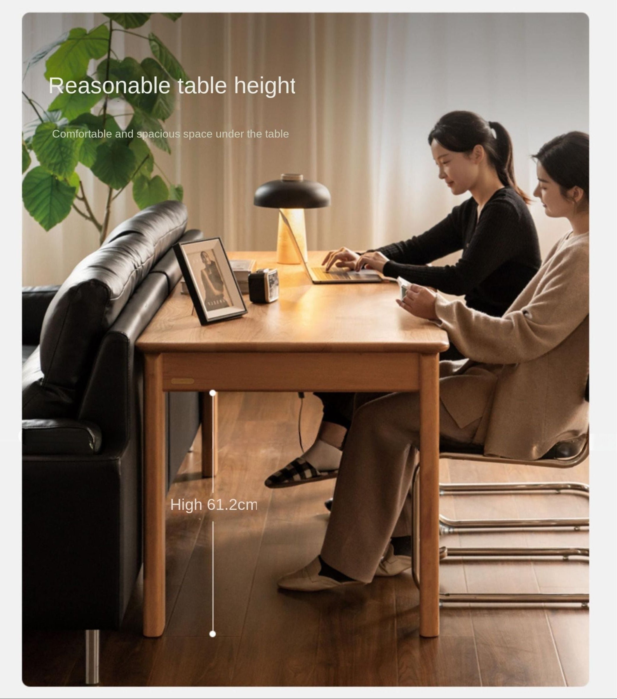 Cherry Solid Wood office Desk Large Size.