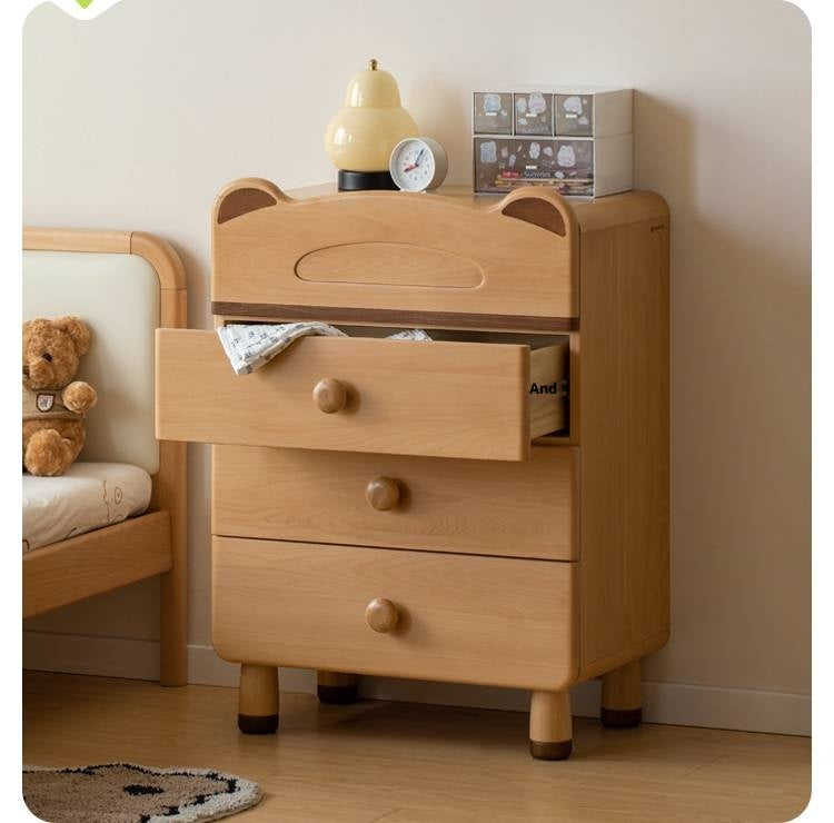 Beech Solid Wood Childrens Drawer