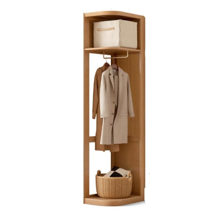 Oak, Cherry Solid Wood Corner Triangle Cabinet Corner Wardrobe.