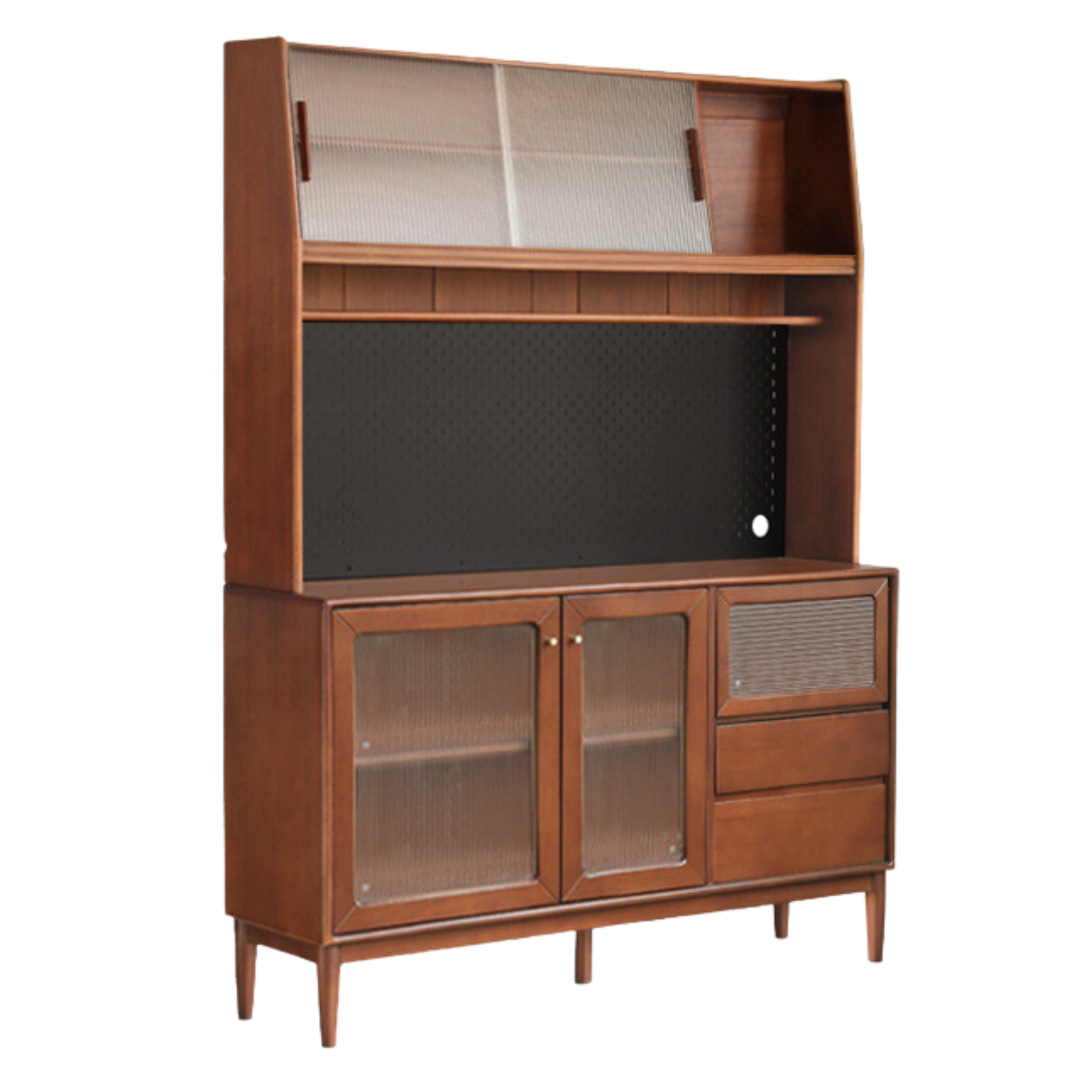 Poplar Solid Wood Sideboard Wall Mounted Cabinet