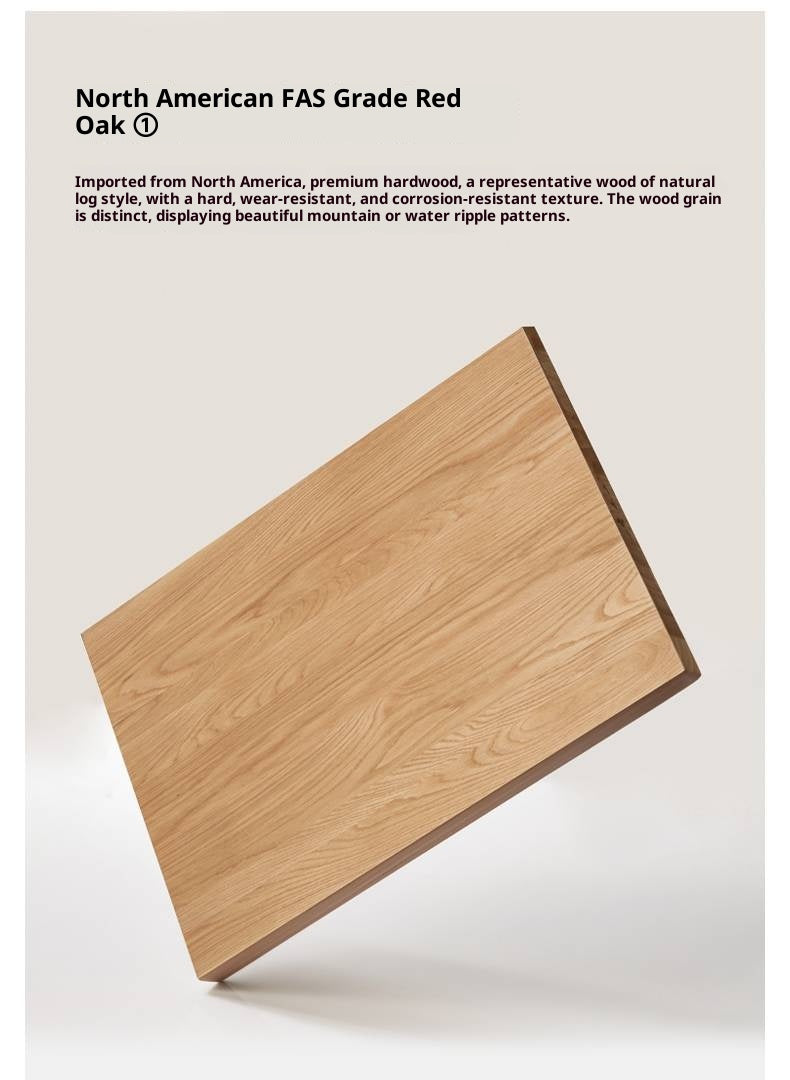 Oak Solid Wood Modern Minimalist Chest of Drawers