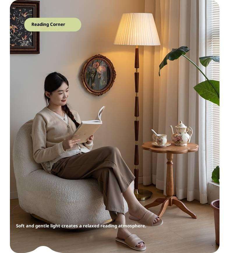 Ash Solid Wood Japanese Style Luxury Lamp