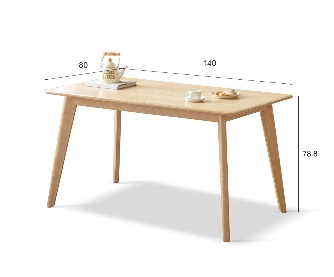 Oak, Ash Solid wood dining table "