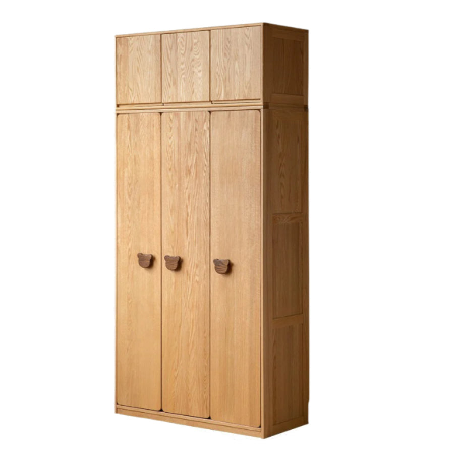 Oak Solid Wood Kids Wardrobe