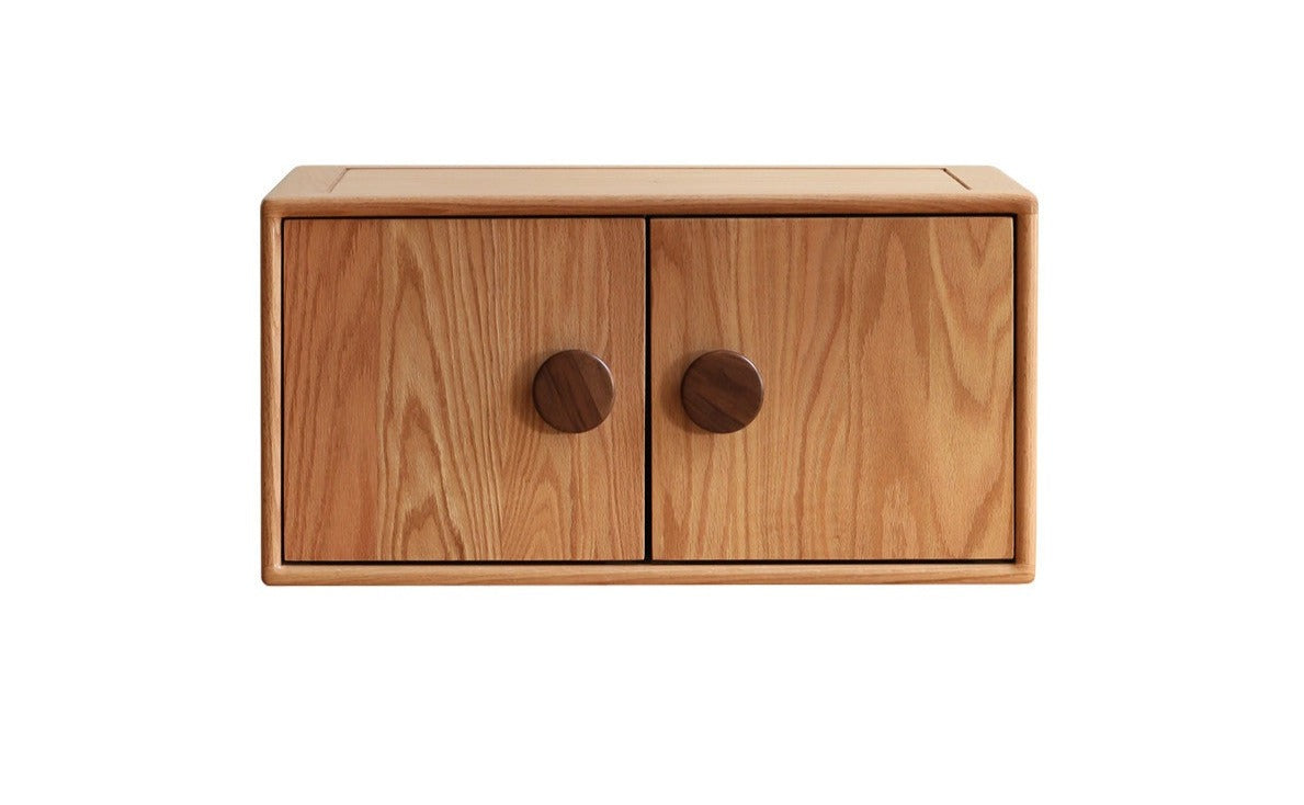 Oak Solid Wood Wardrobe Bookcase Free Combination