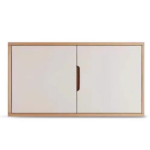 Oak Solid Wood Wardrobe Floor Combination Cabinet.