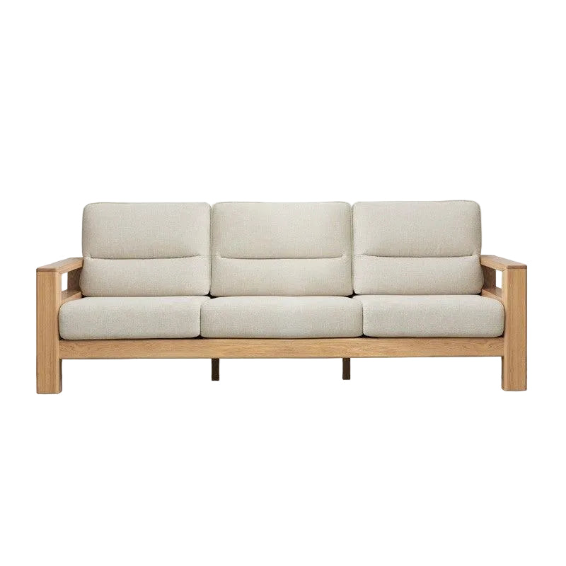 Ash, Black Walnut Solid Wood Oversized Sofa