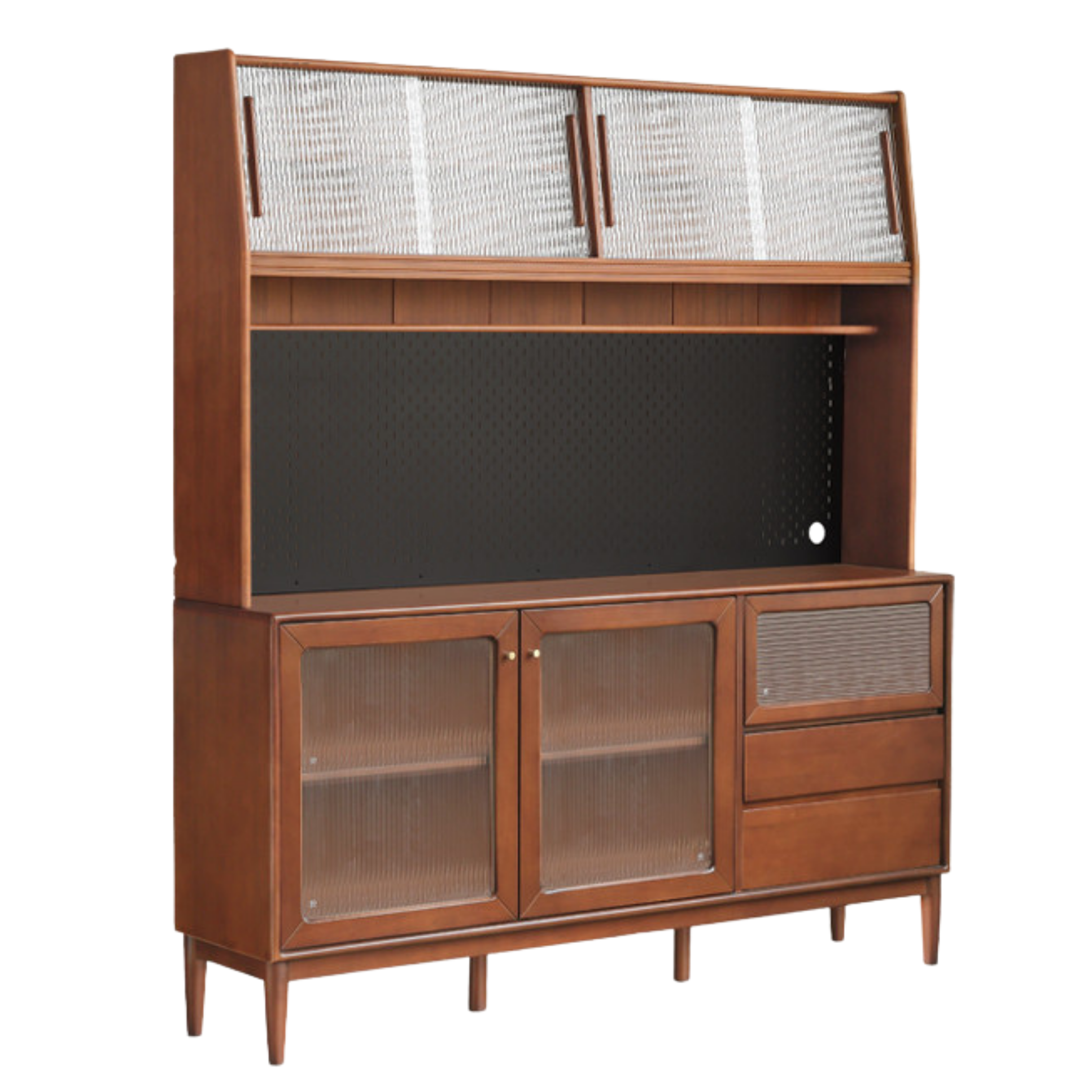 Poplar Solid Wood Sideboard Wall Mounted Cabinet