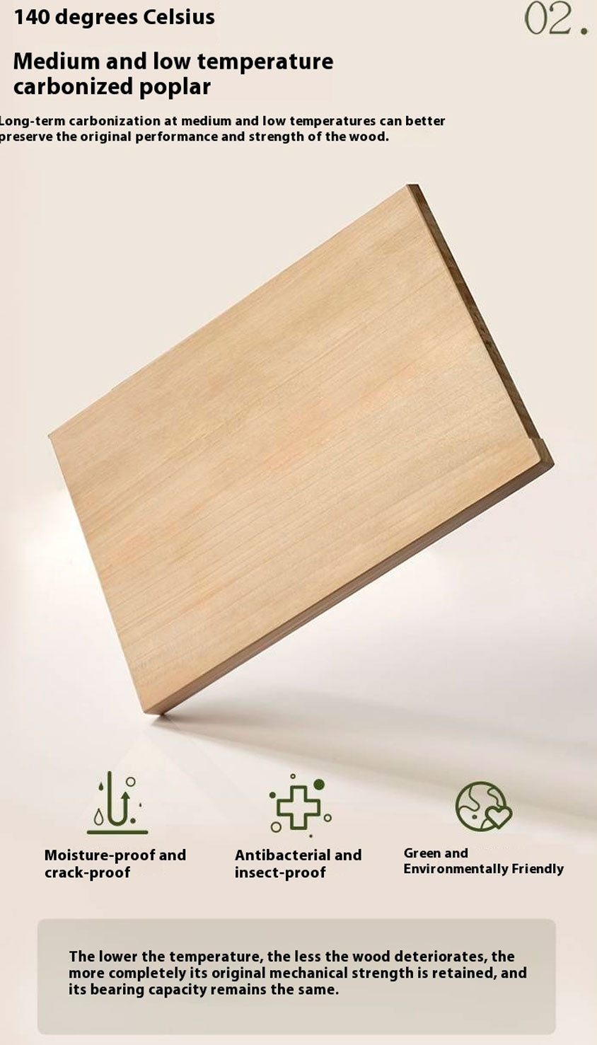 Poplar Solid Wood French Retro Bed