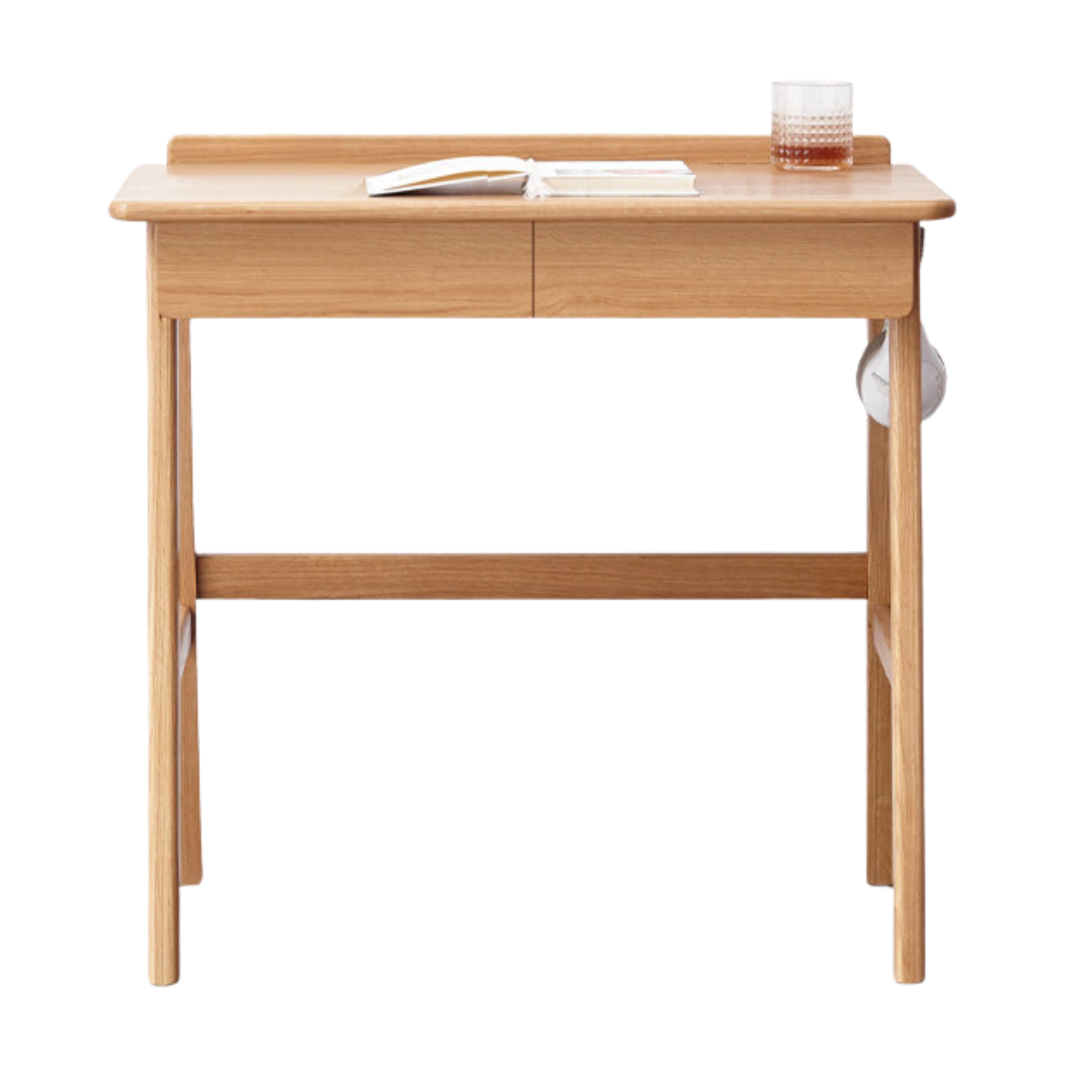 Oak Solid Wood Office Desk, Console Table