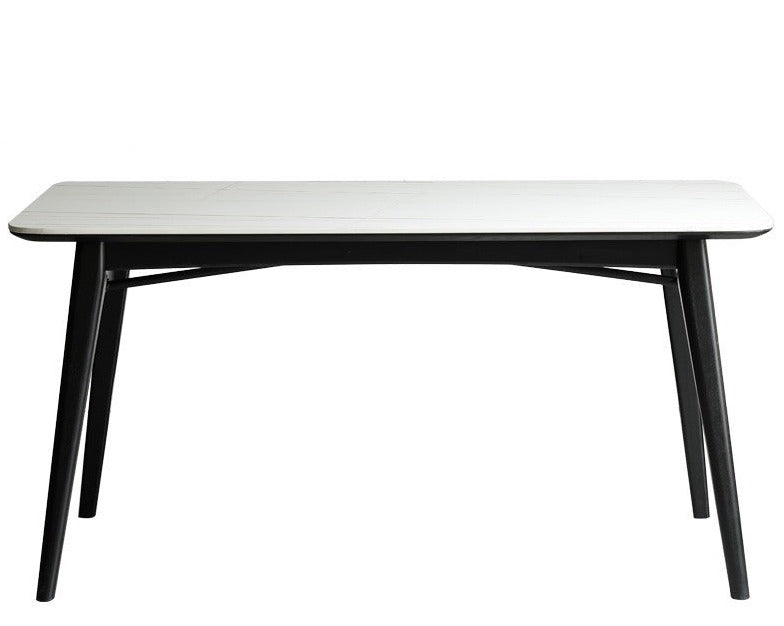 Oak Solid Wood Slate Luxury Dining Table