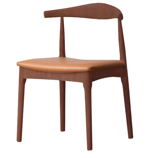 Black Walnut, Oak Solid Wood Nordic Dining Chair