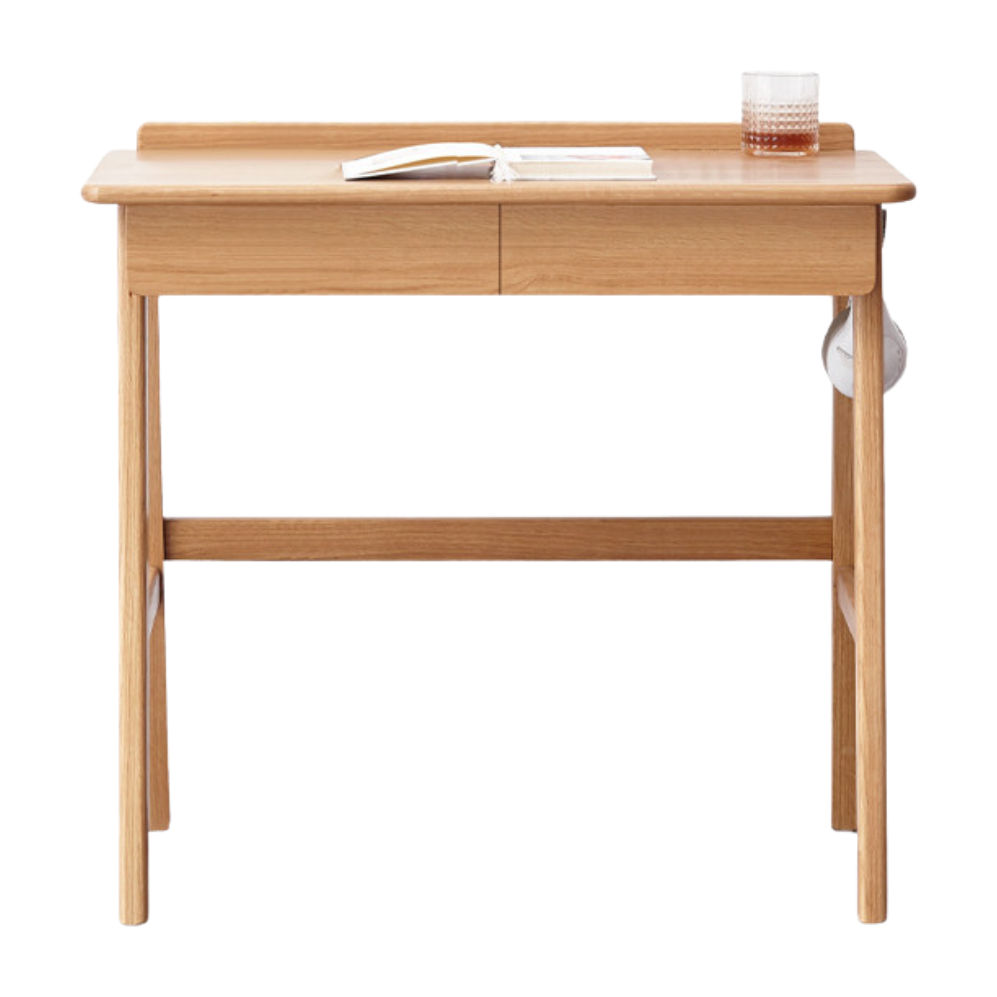 Oak Solid Wood Office Desk, Console Table