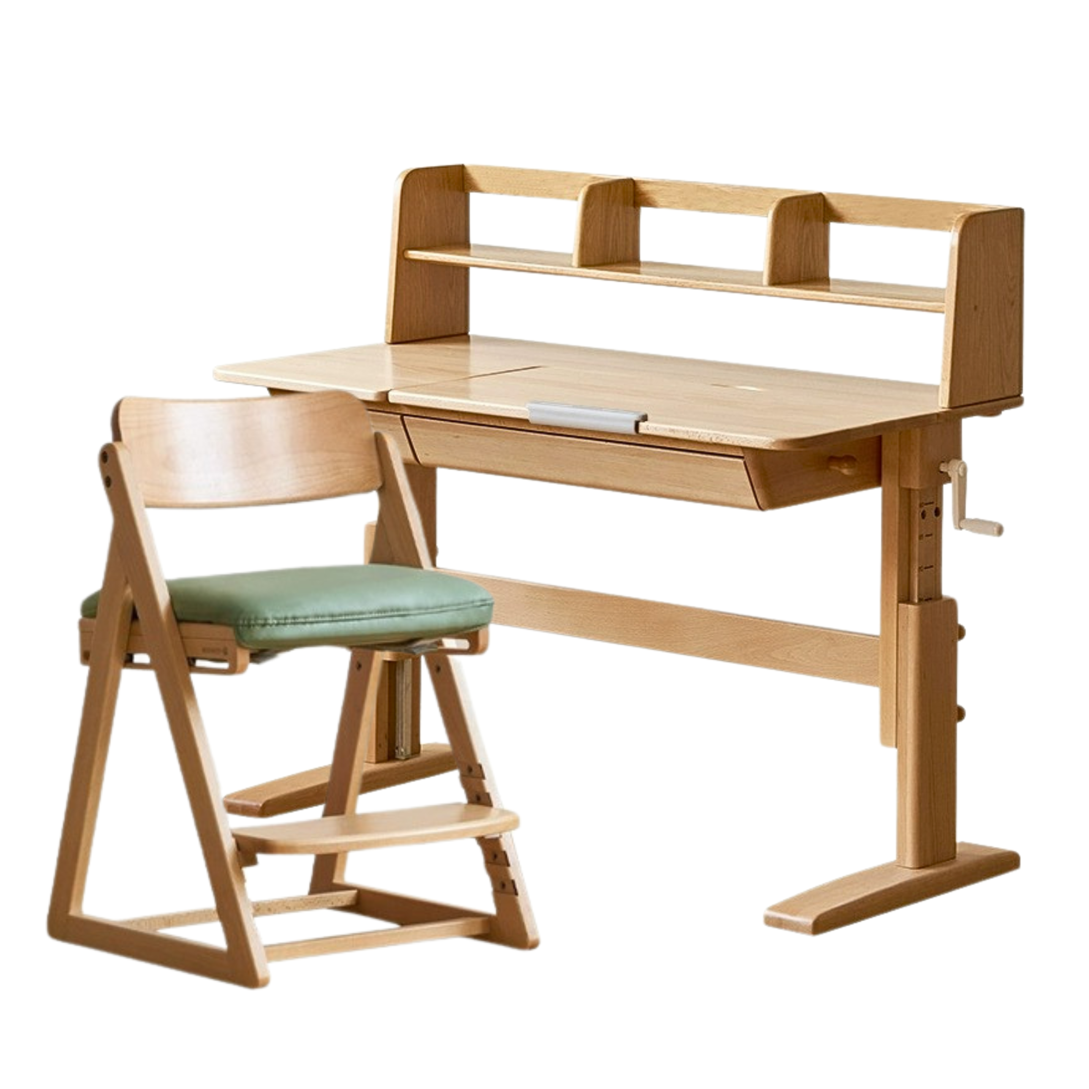 Beech Solid Wood Lifting Kids Table