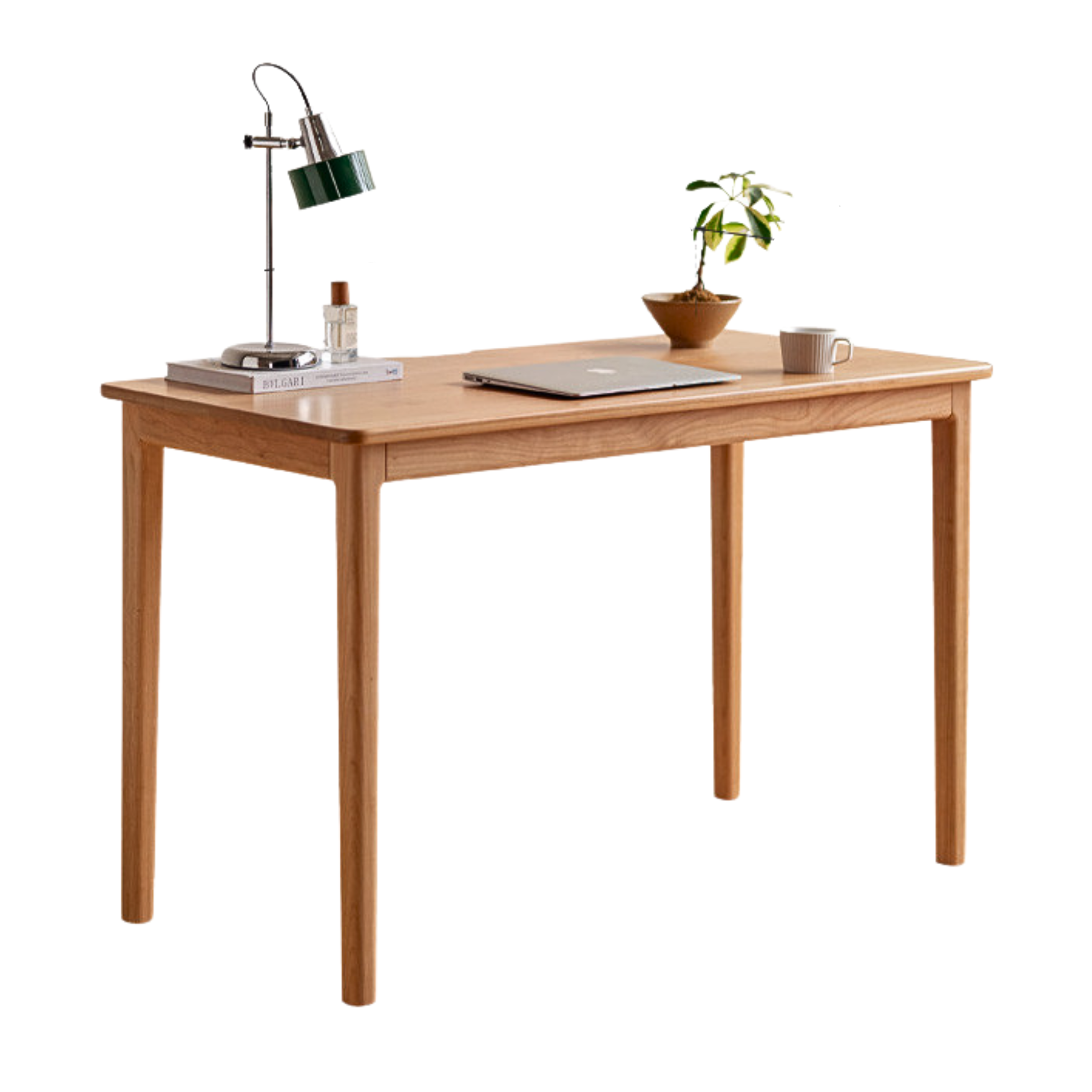 Cherry Solid Wood Desk Medieval Study Computer Desk