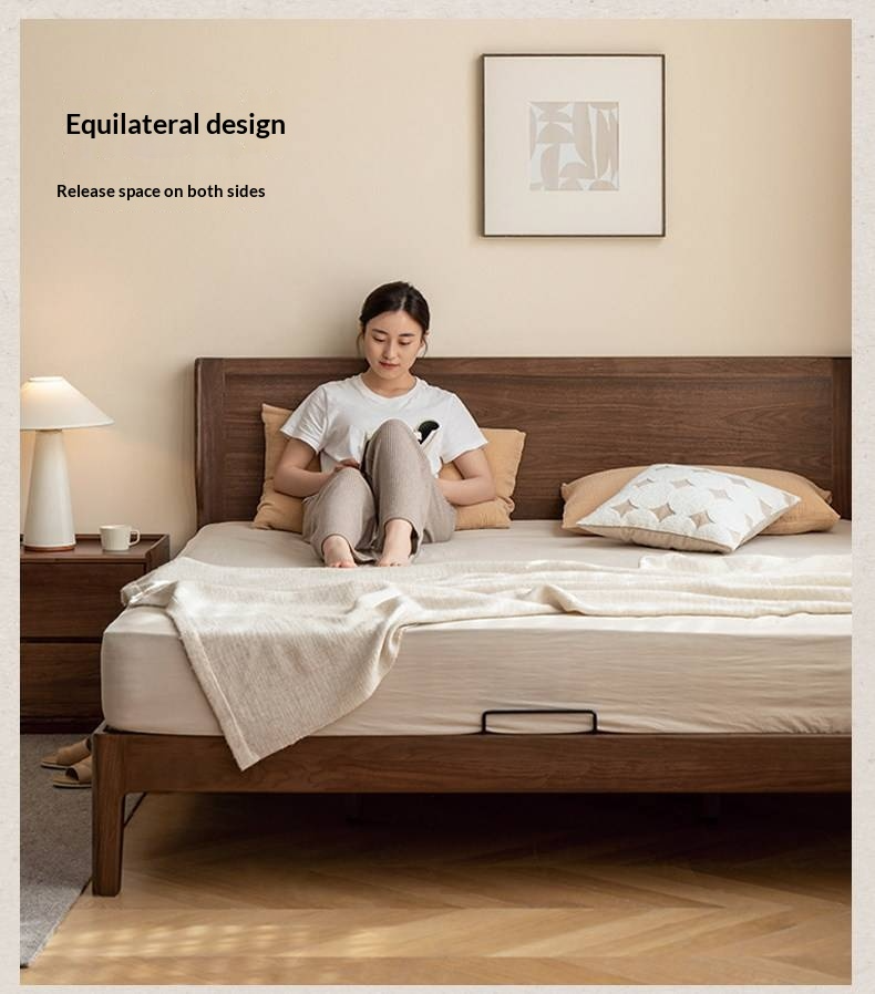 Ash, North American Black Walnut High Head Bed