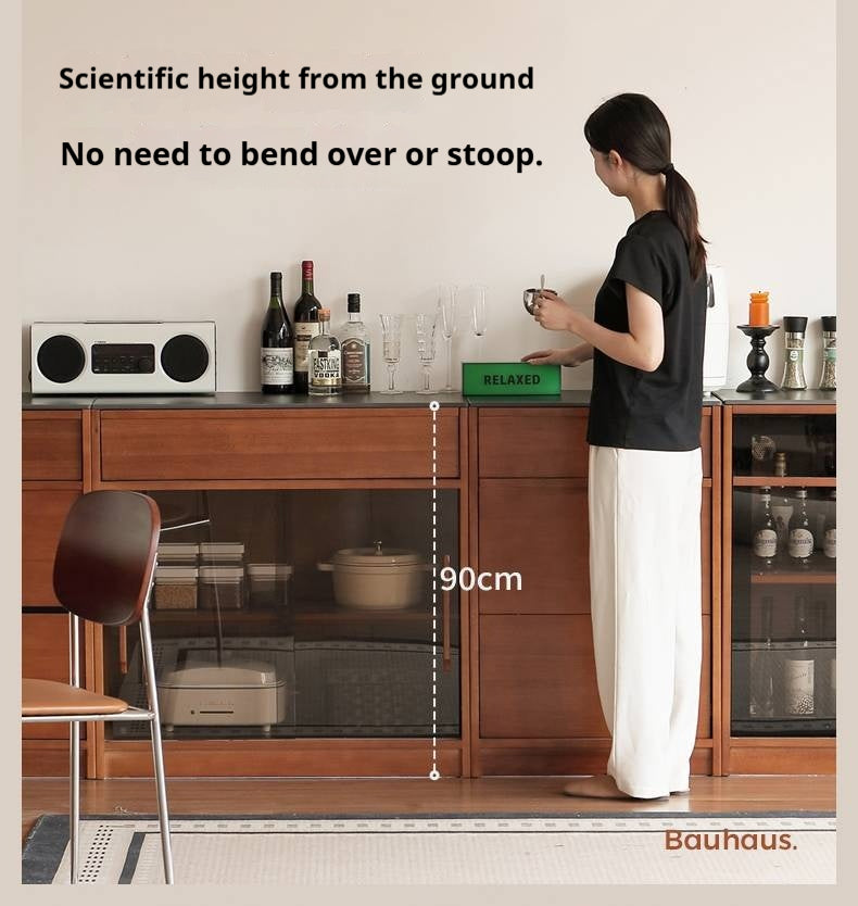 Poplar Solid Wood Medieval Sideboards.