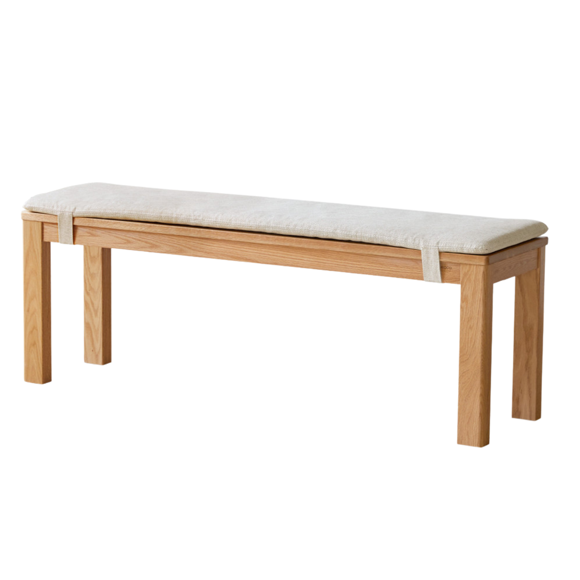 Ash, Oak, Beech, Solid Rubberwood Wide Seat Bench