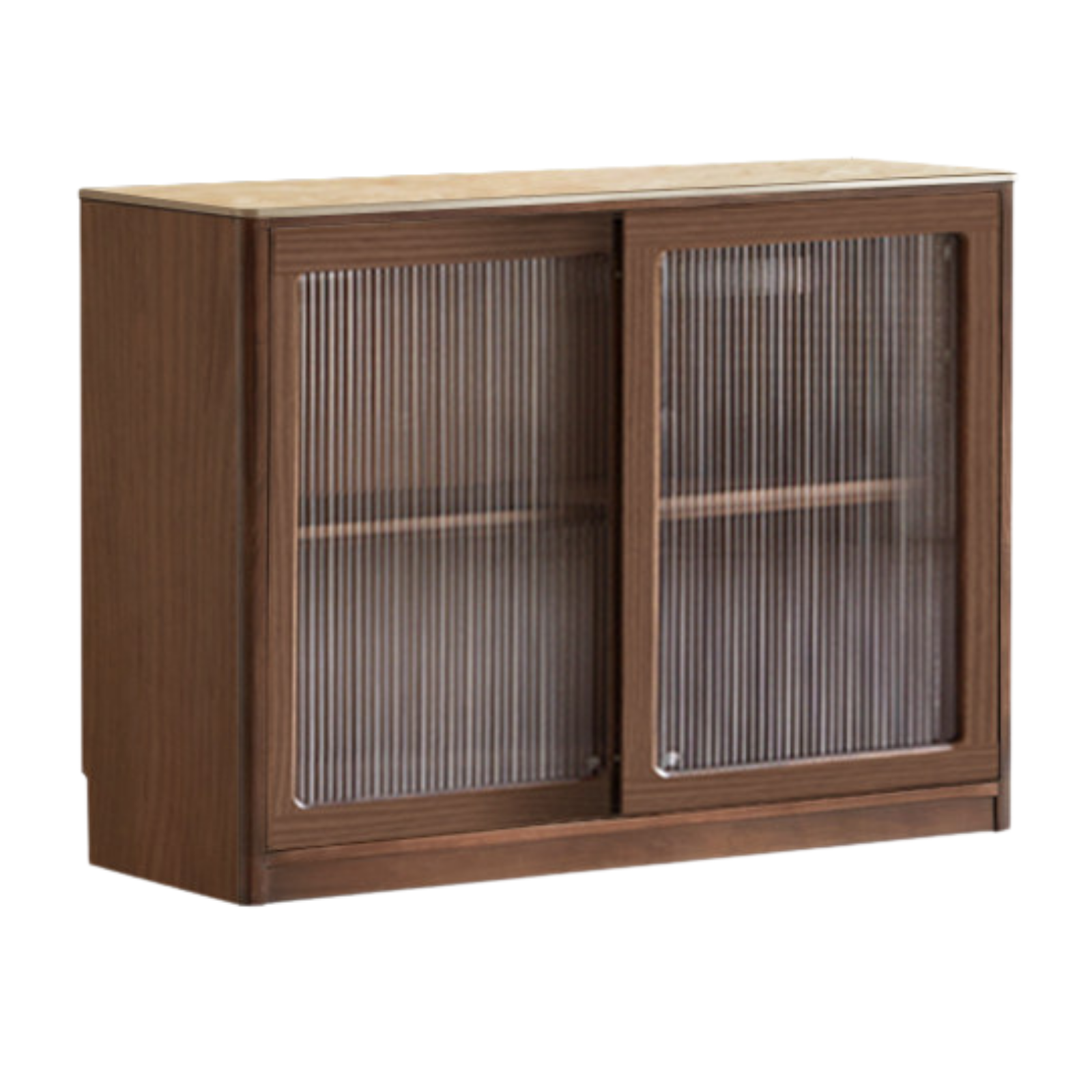 Sandalwood, Ash, White Ash Solid Wood Rock Board Modern Sideboard