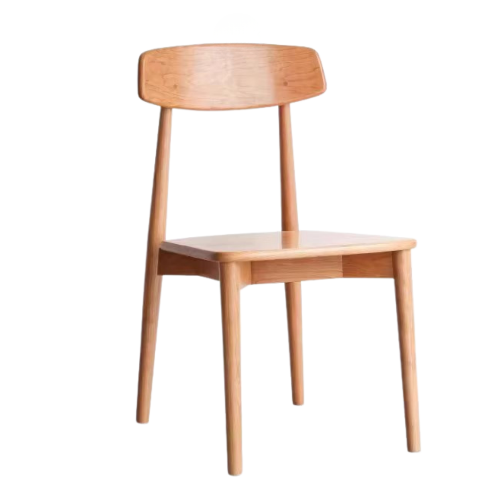 Set 4 pcs Black Walnut, White Ash, Ash, Oak, Cherry, Beech, Solid Rubberwood Dining Chair