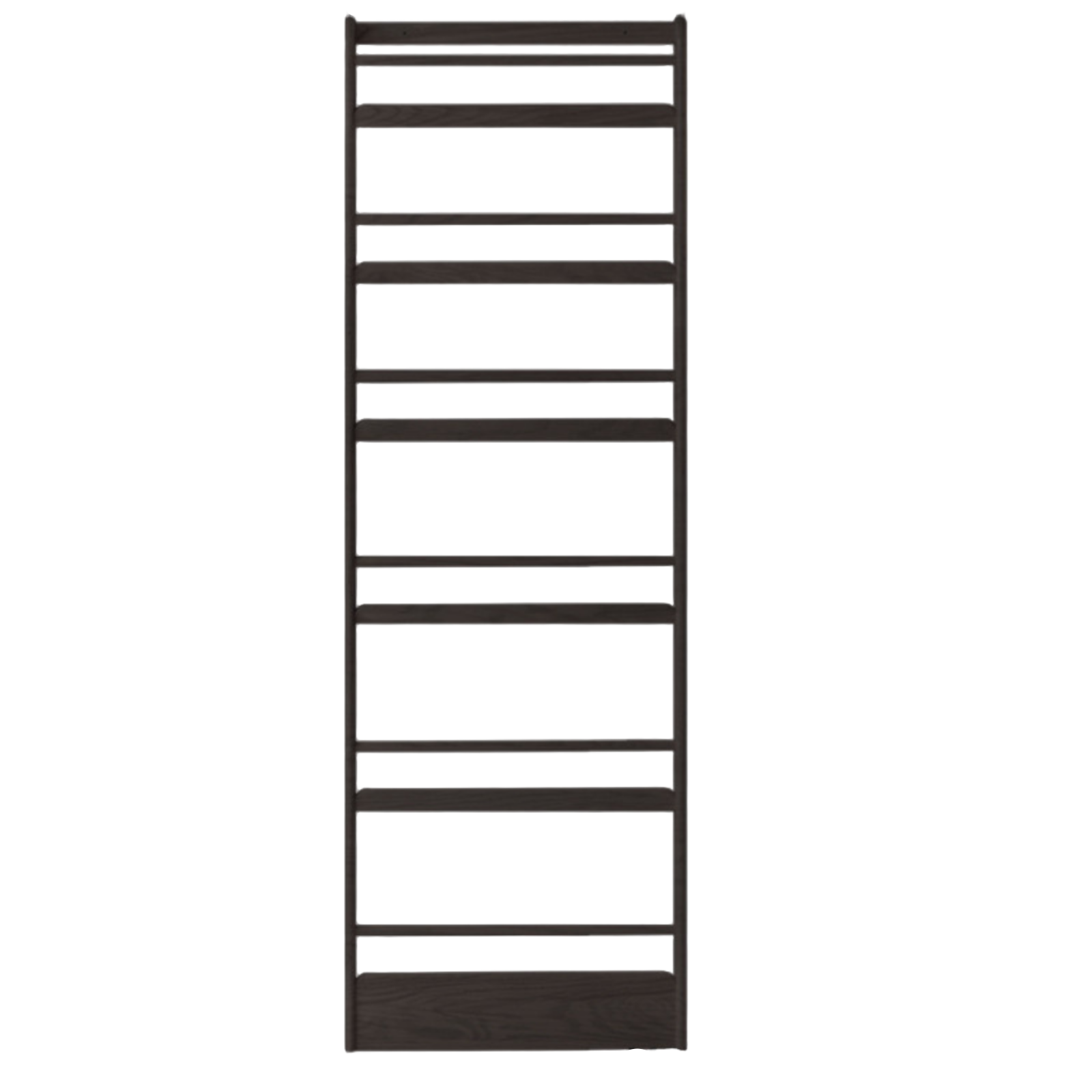 Oak, Beech Solid Wood Wall-mounted Ultra-thin Bookshelf