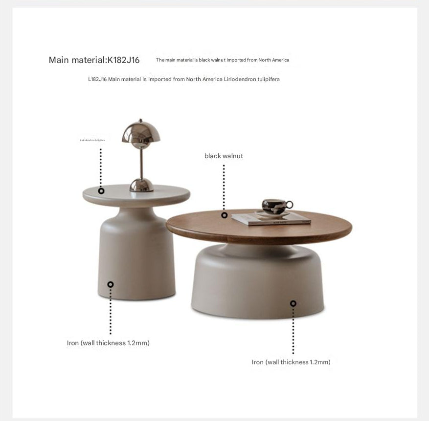 Black Walnut, Solid RubberWood, Poplar Solid Wood Coffee Table.