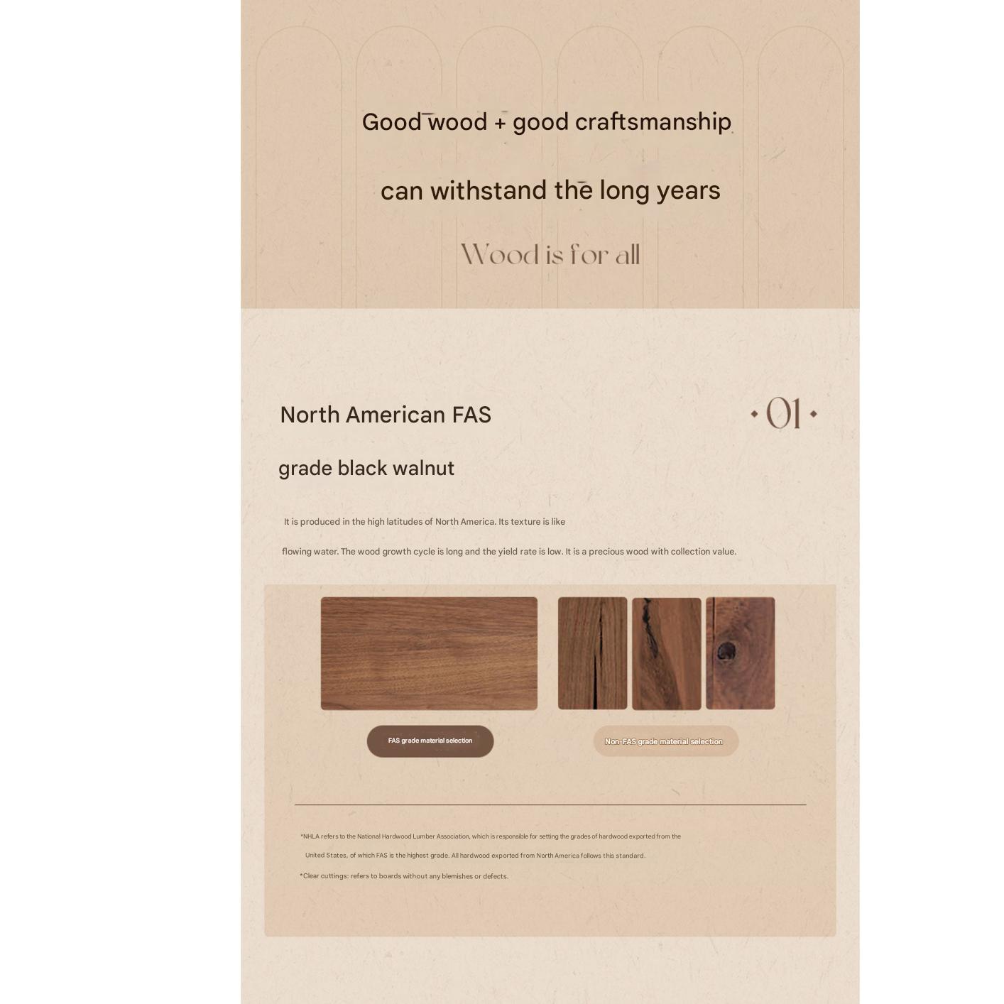 Black Walnut, Solid Rubberwood Chest of Drawers.