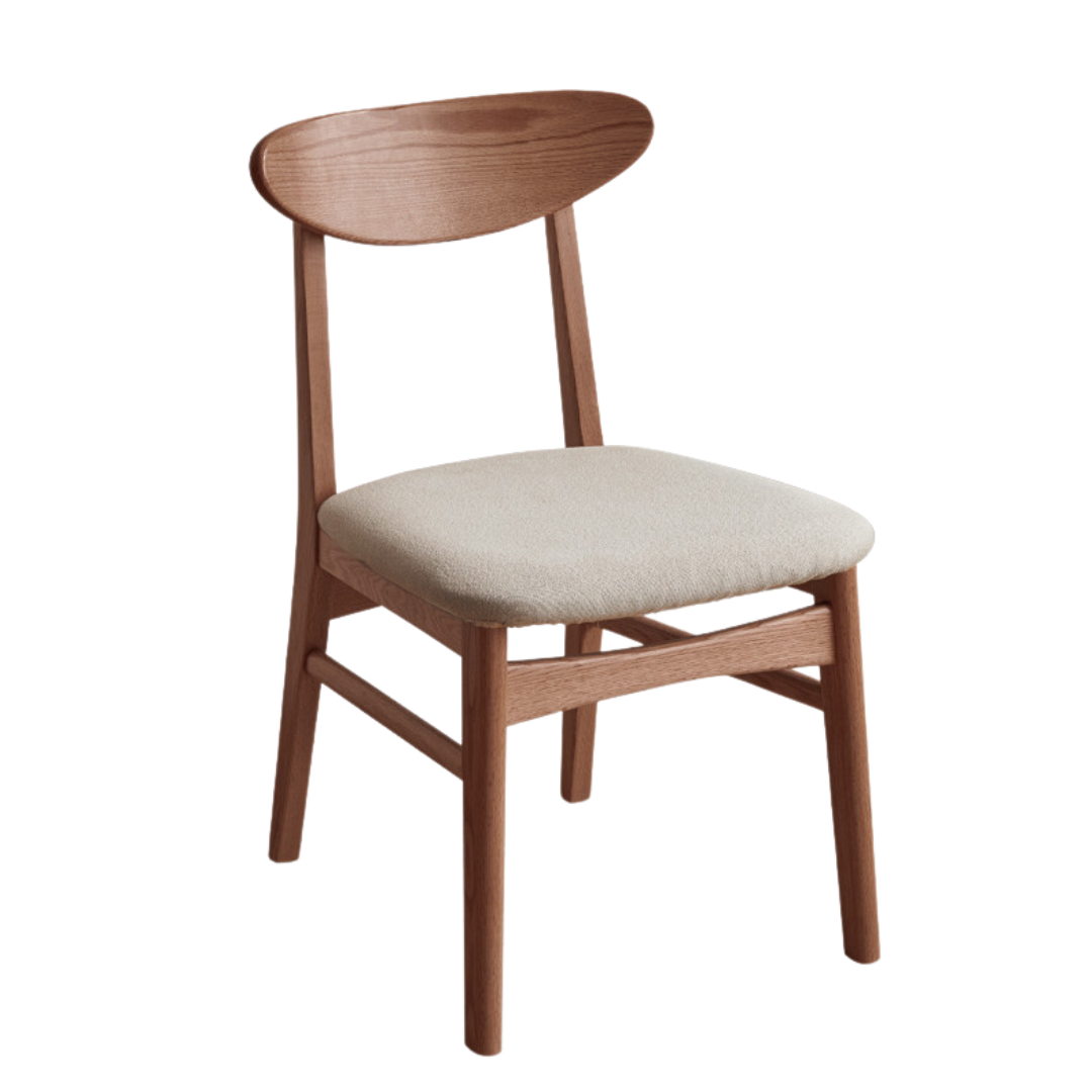 Ash, Oak Solid Wood Dining Chair 4 Pcs Set