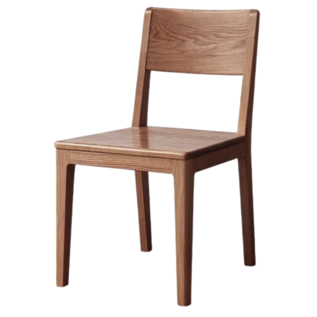 Black Walnut, Ash, Oak, Beech Solid wood, Solid RubberWood - Dining Chair Modern 4 pcs set
