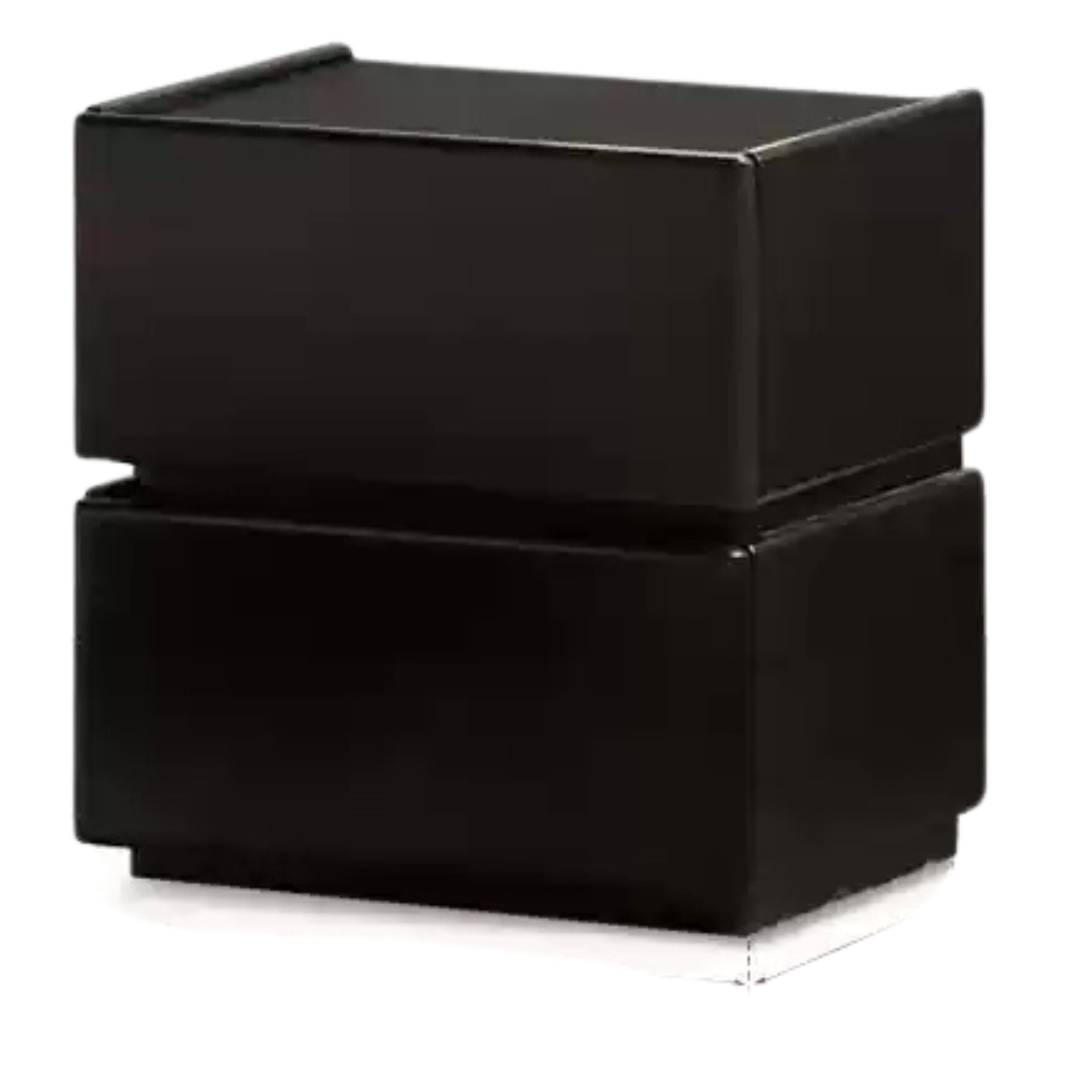 Rubber Solid Wood Modern Nightstand