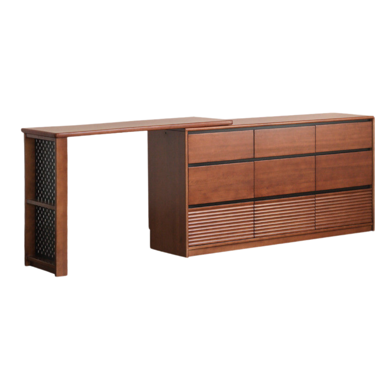 Tulipwood Solid Wood Vanity Table Cabinet Perforated Board