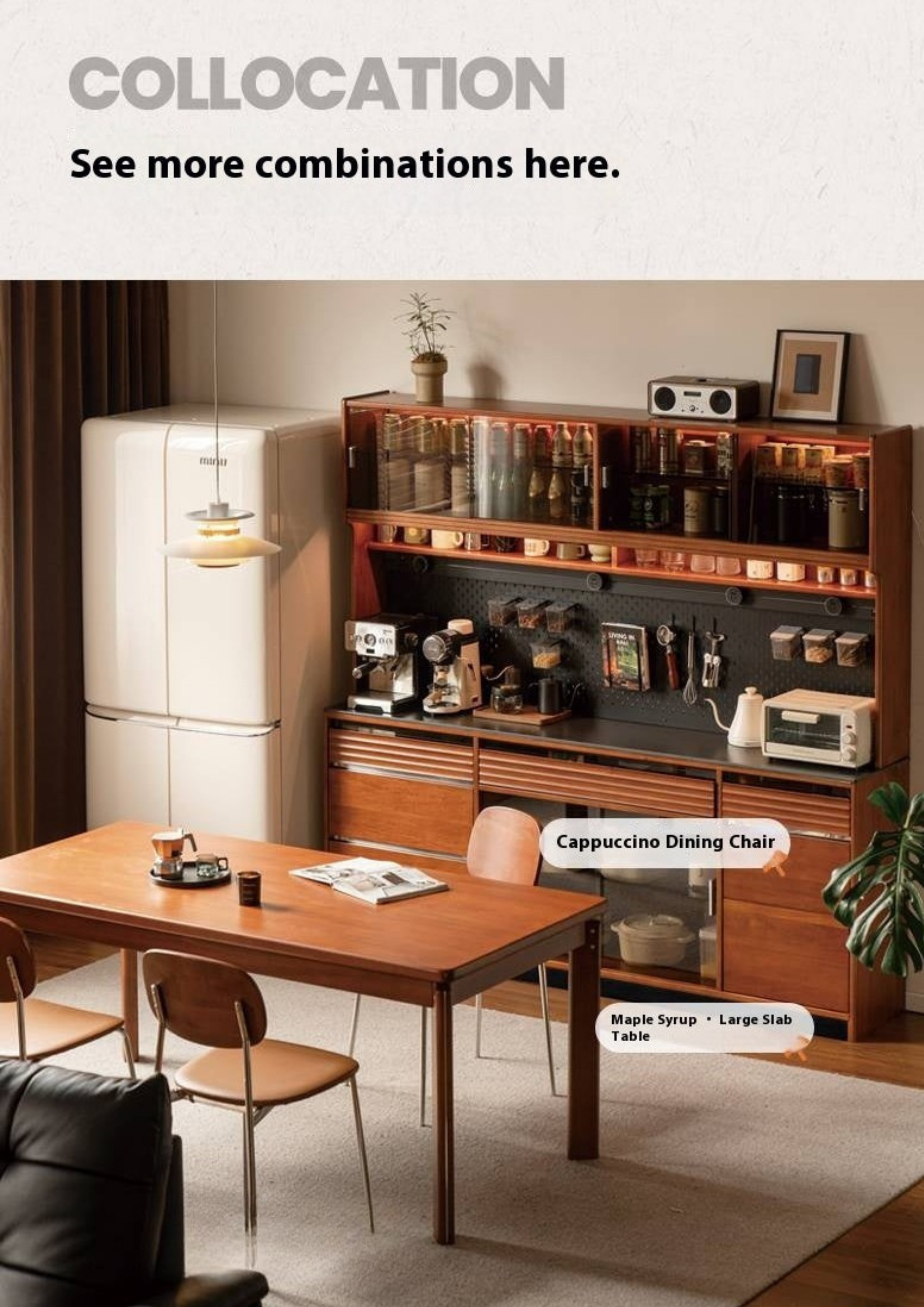 Tulipwood Solid Wood Bauhaus Rock Plate Sideboard