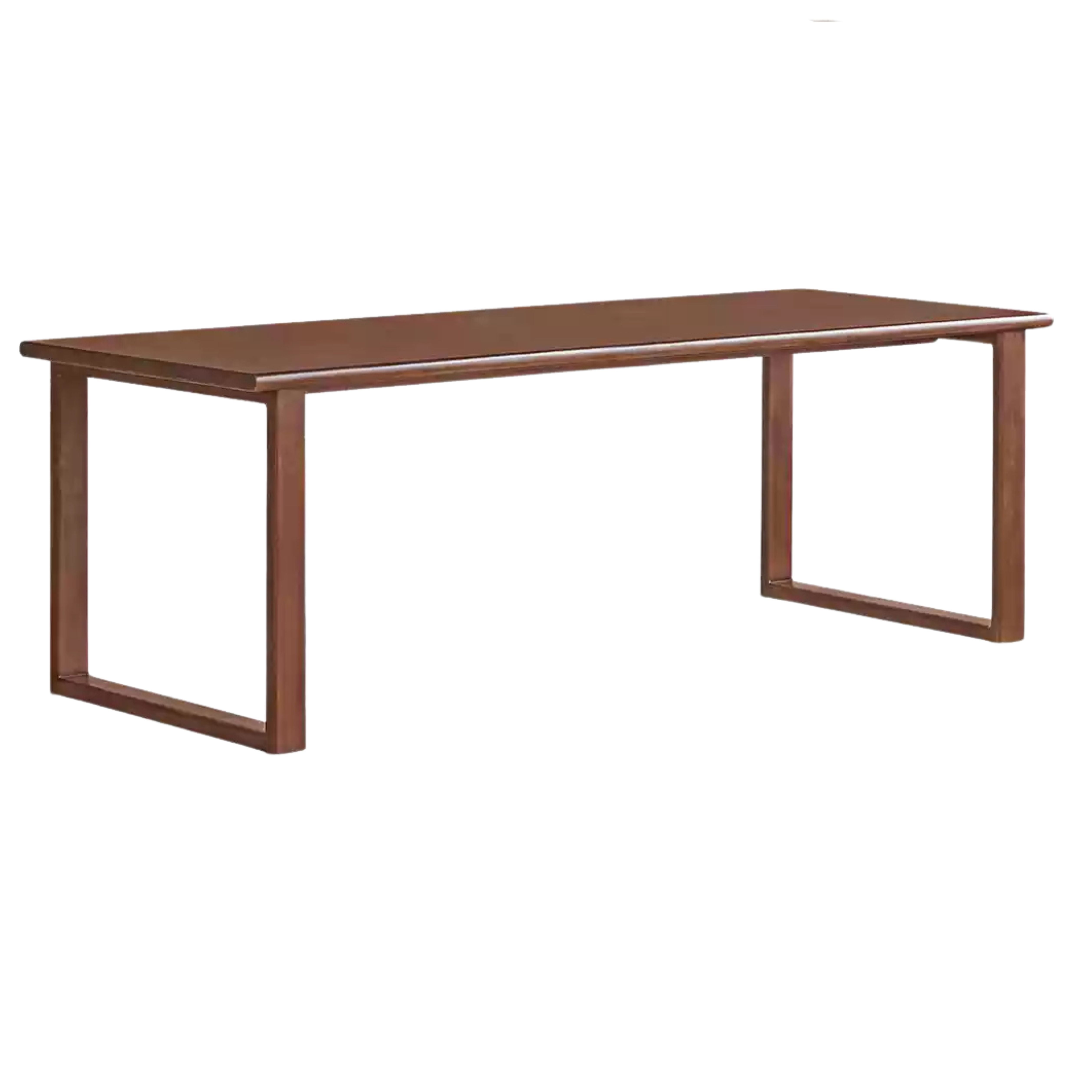 Solid Rubberwood Rectangular Dining Table