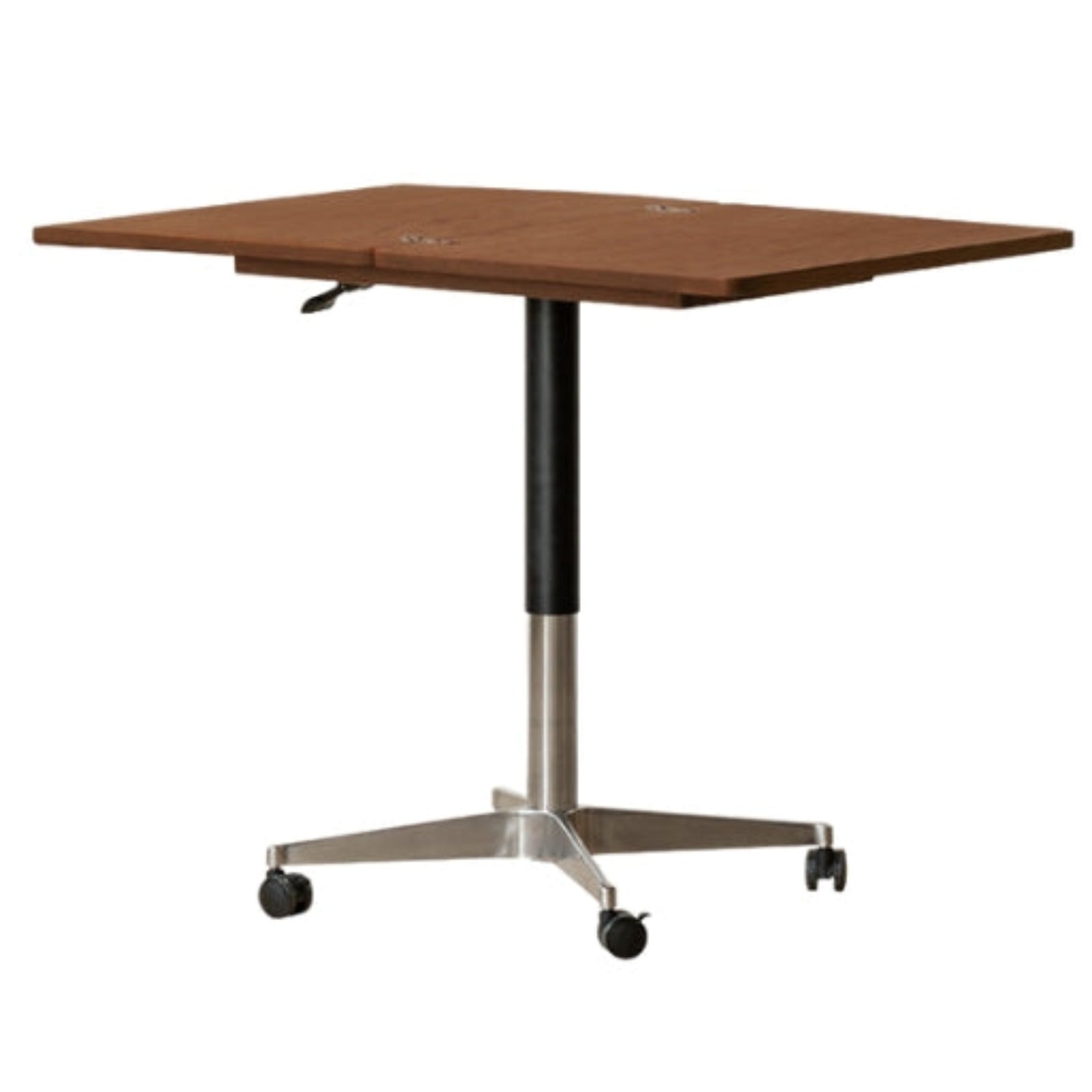 Black Walnut, Oak Solid Wood Rectangular Lift Side Table