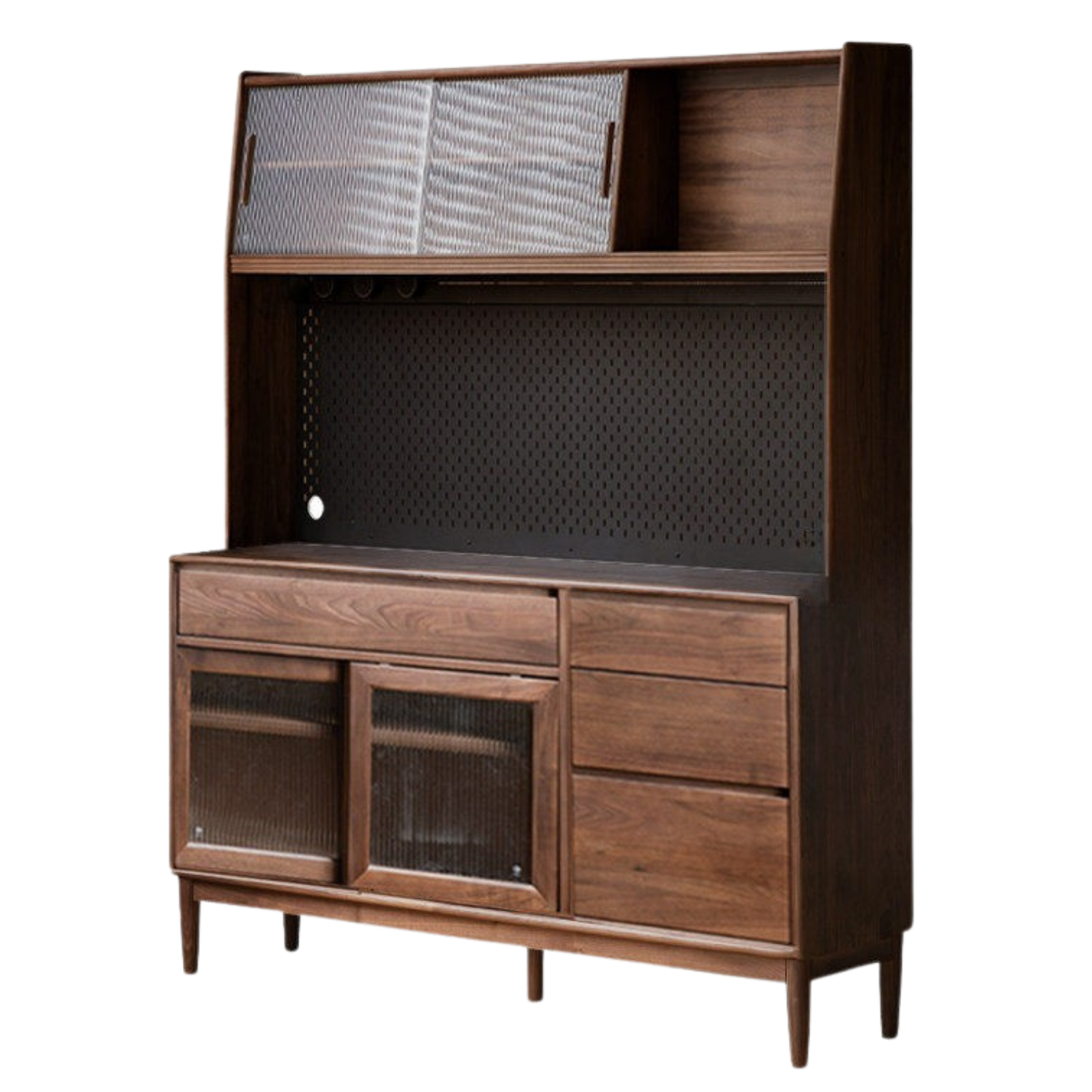 Black Walnut Solid Wood Simple Modern Sideboard