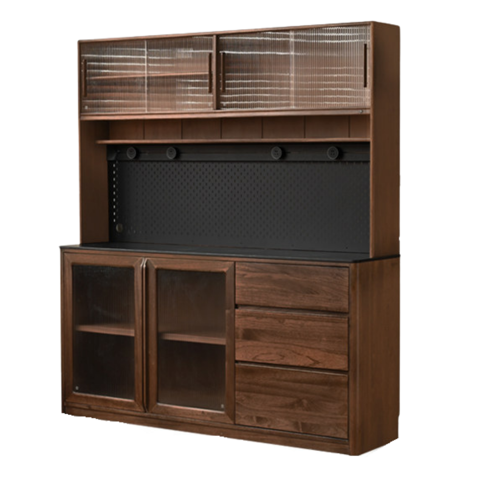 Sandalwood, Ash, White Ash Solid Wood Rock Board Modern Sideboard