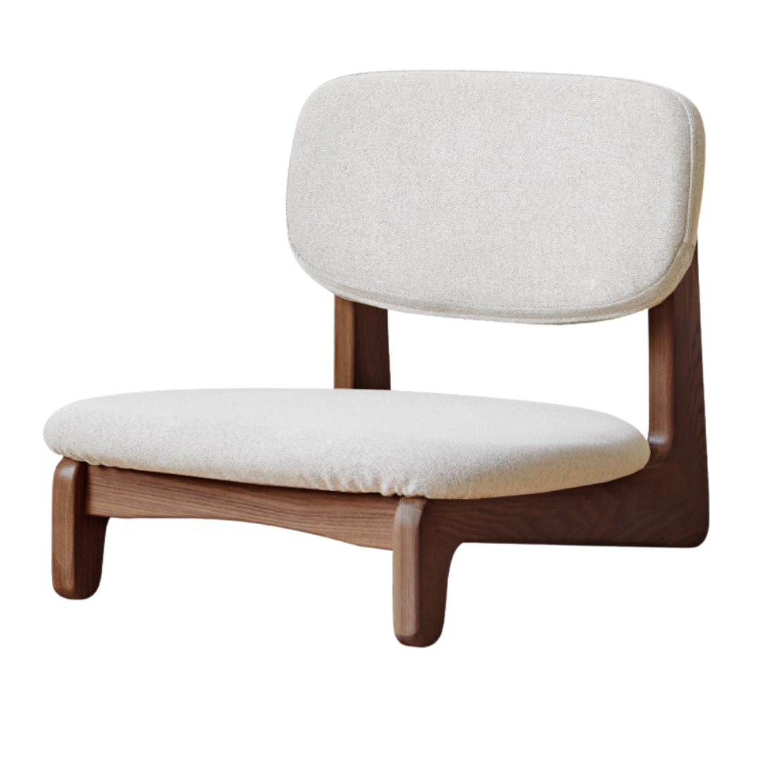 Oak Solid Wood Tea Chair Japanese Style