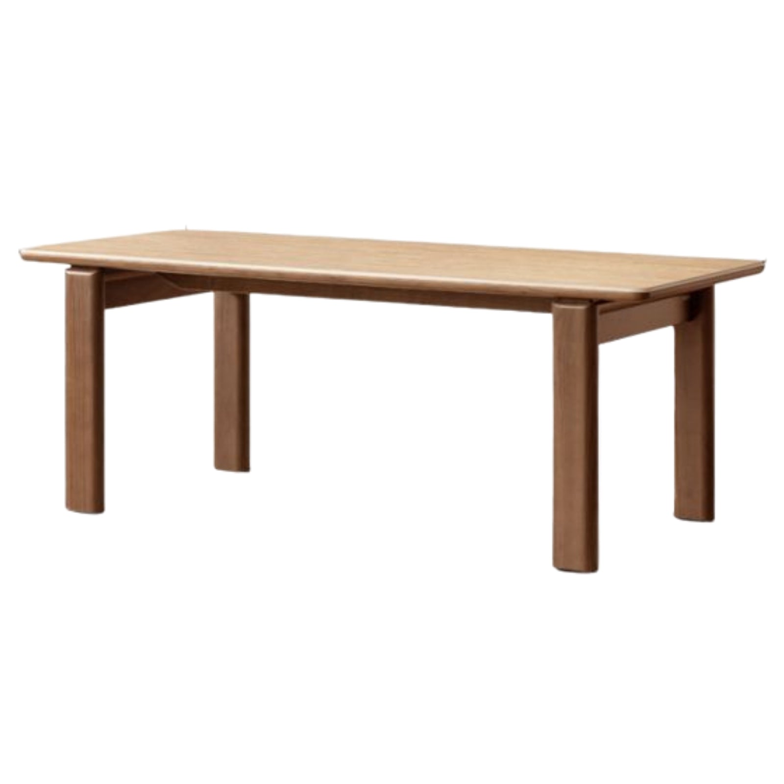 Black Walnut Solid Wood Dining Table Light Luxury Style