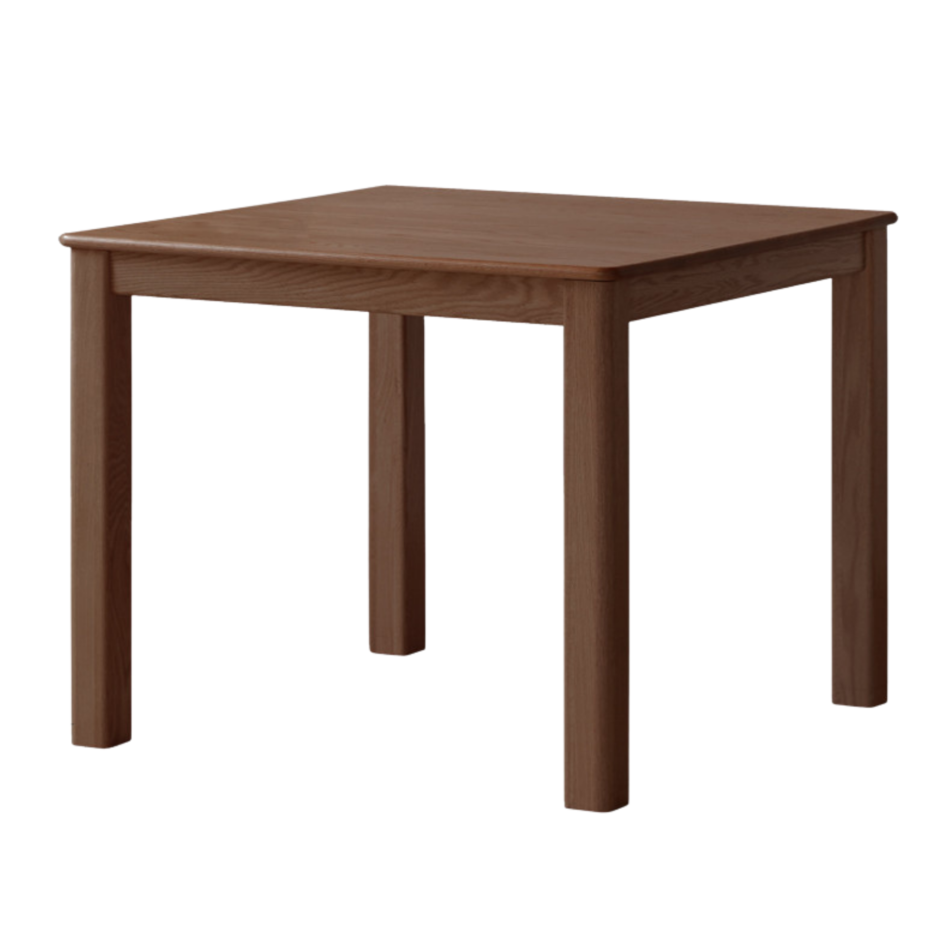 Solid Rubberwood, Oak Solid Wood Square Dining Table
